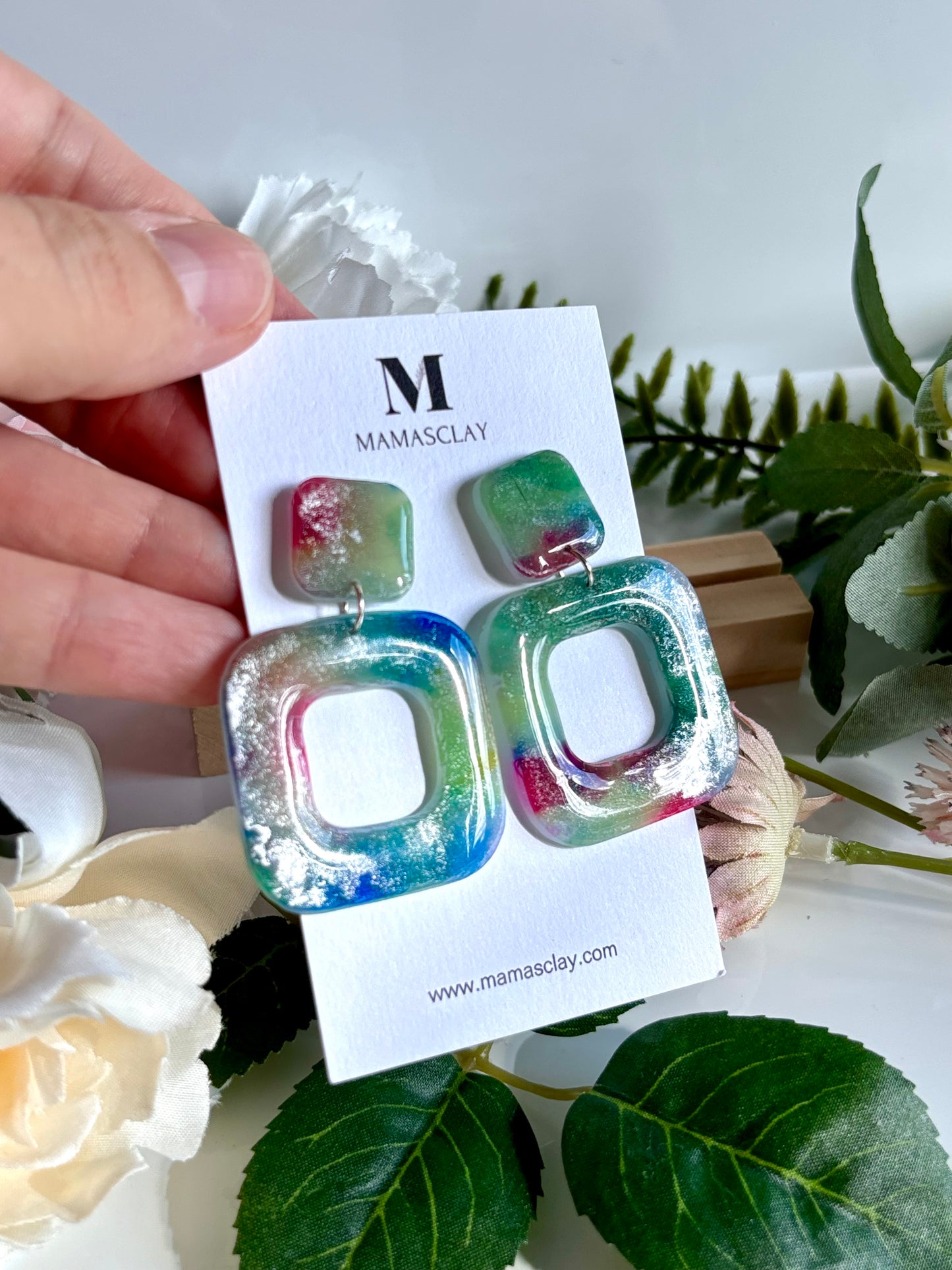 Sweet Square Earrings
