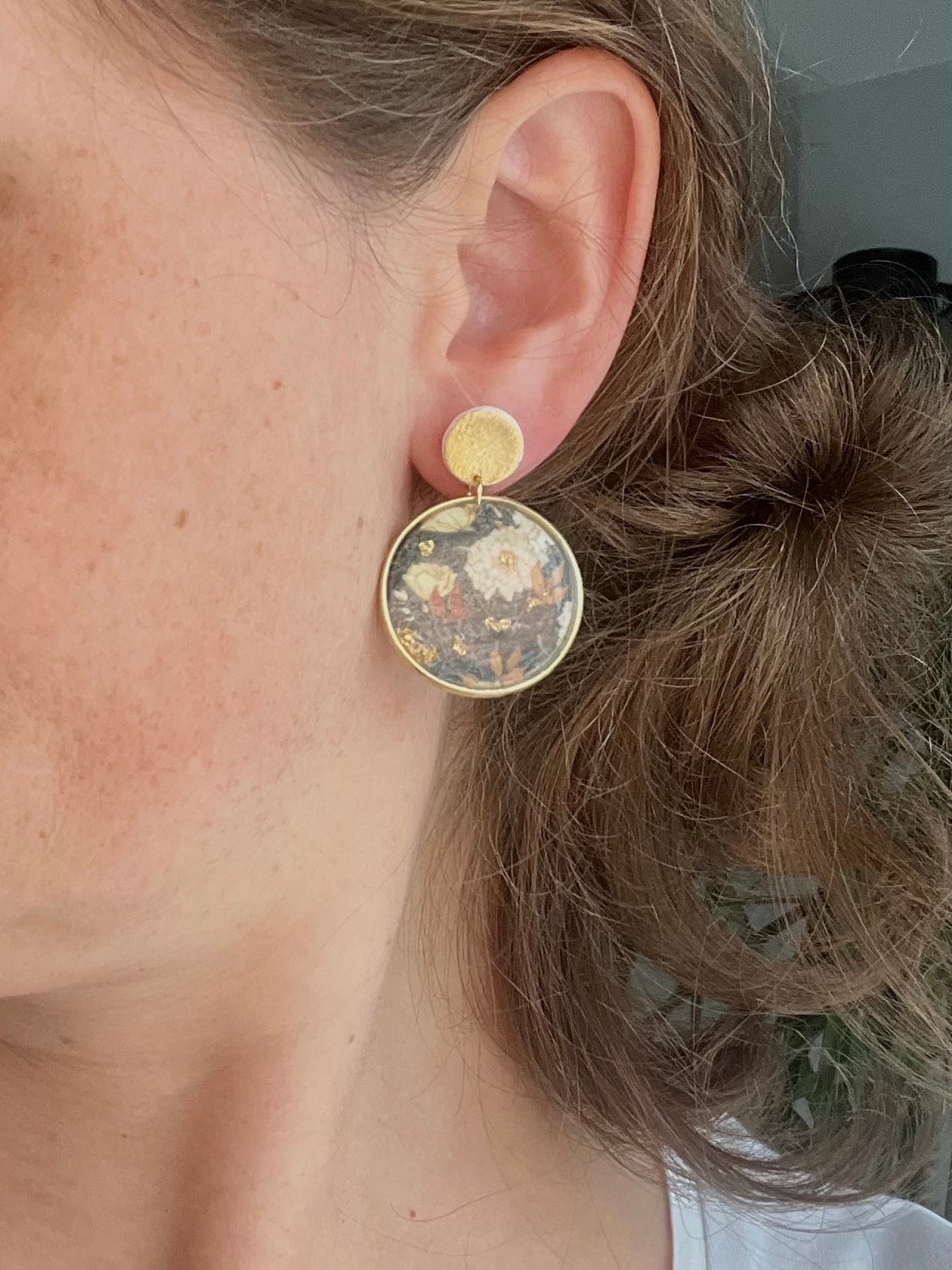 Autumn Flowers Earrings