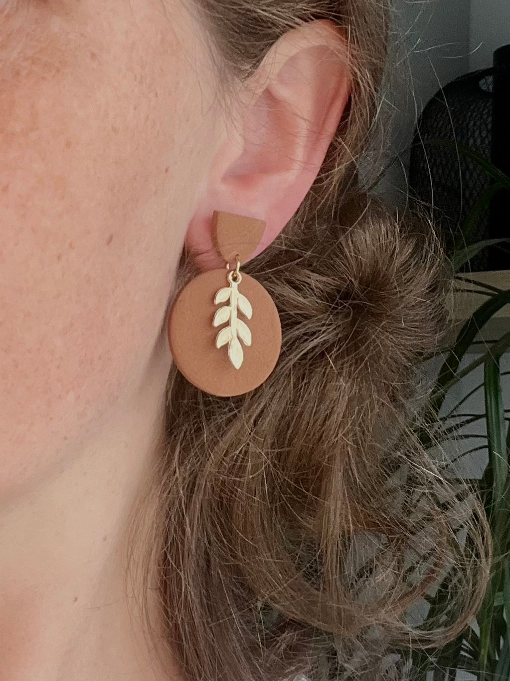 Golden Branch Earrings