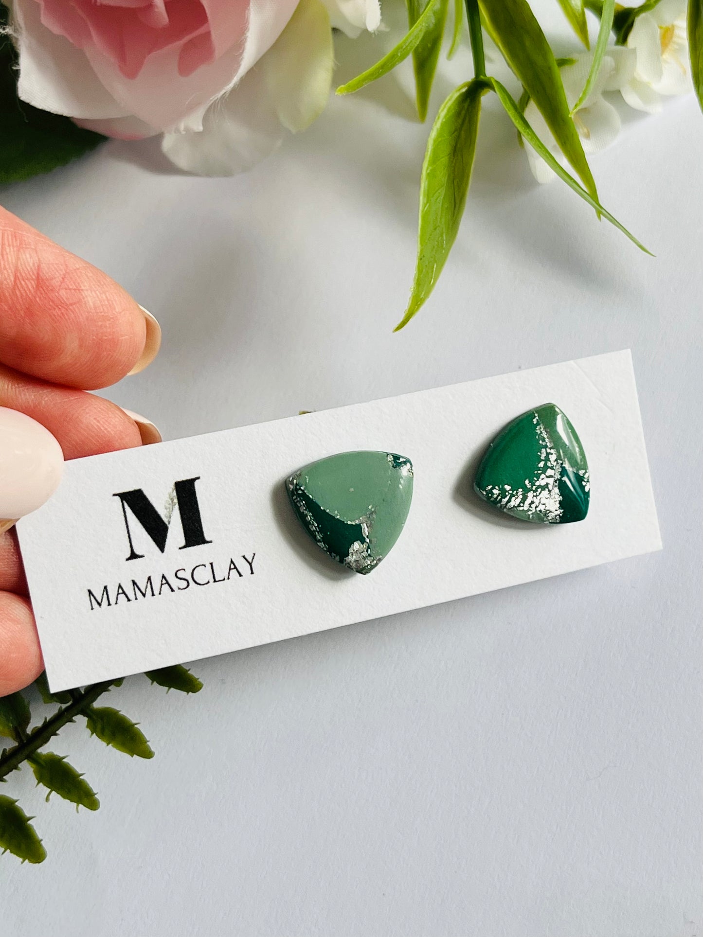 Green Shades Studs