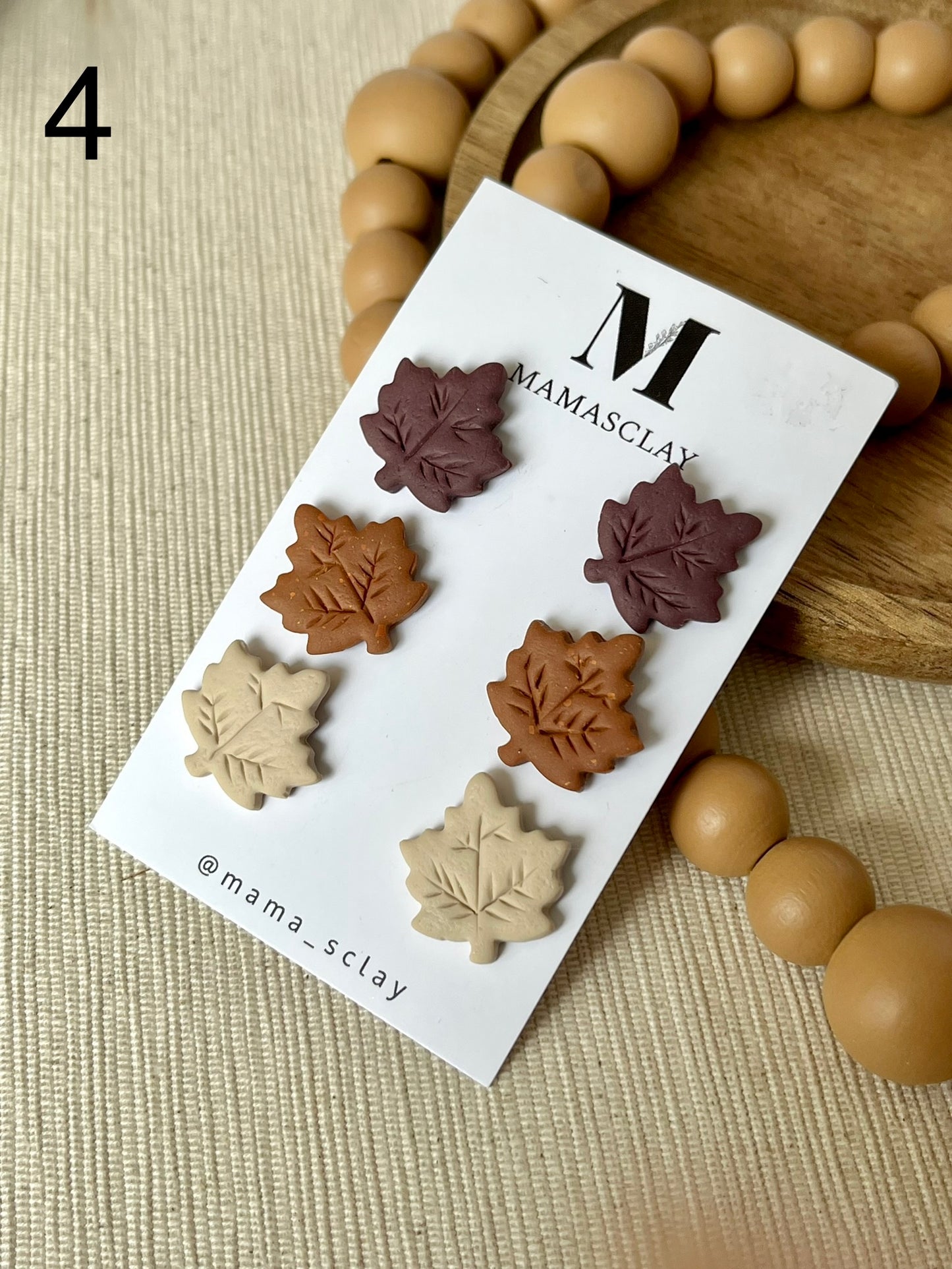 Variety of Autumn Leaf Studs