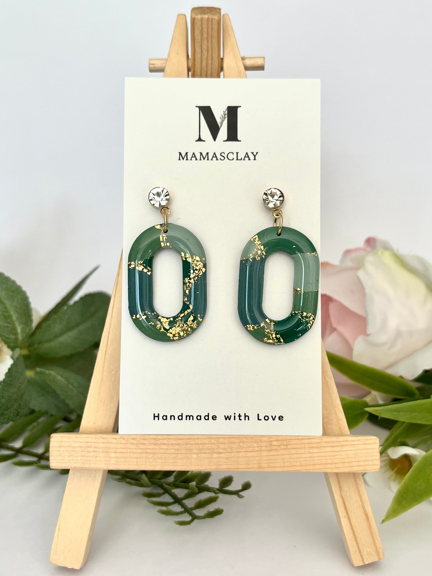 Green Shades Earrings