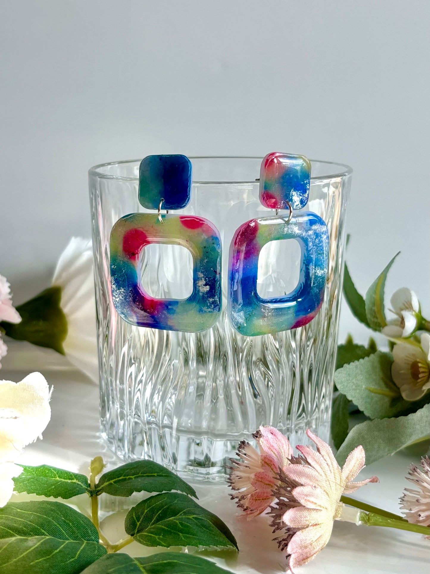 Sweet Square Earrings