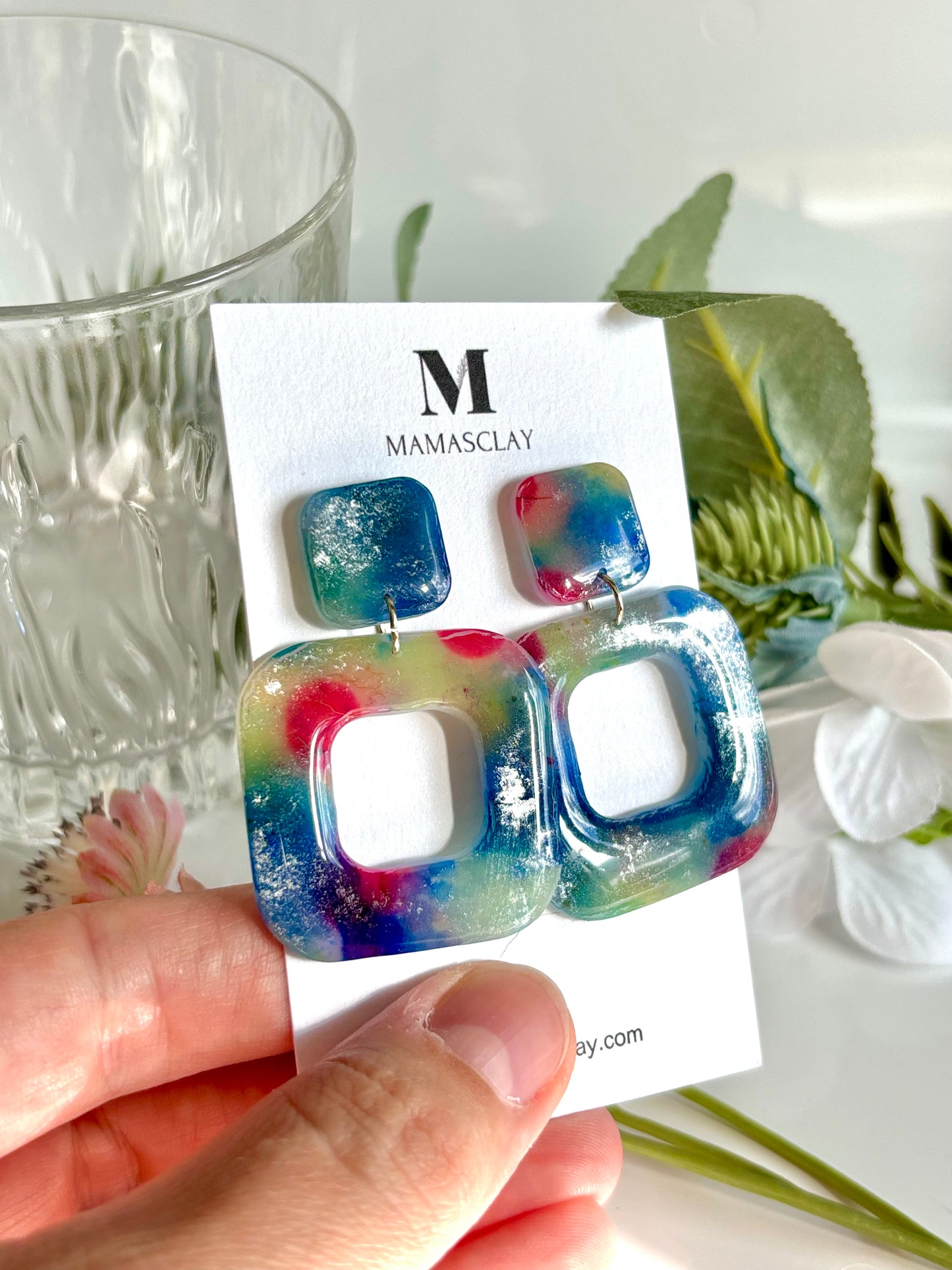 Sweet Square Earrings