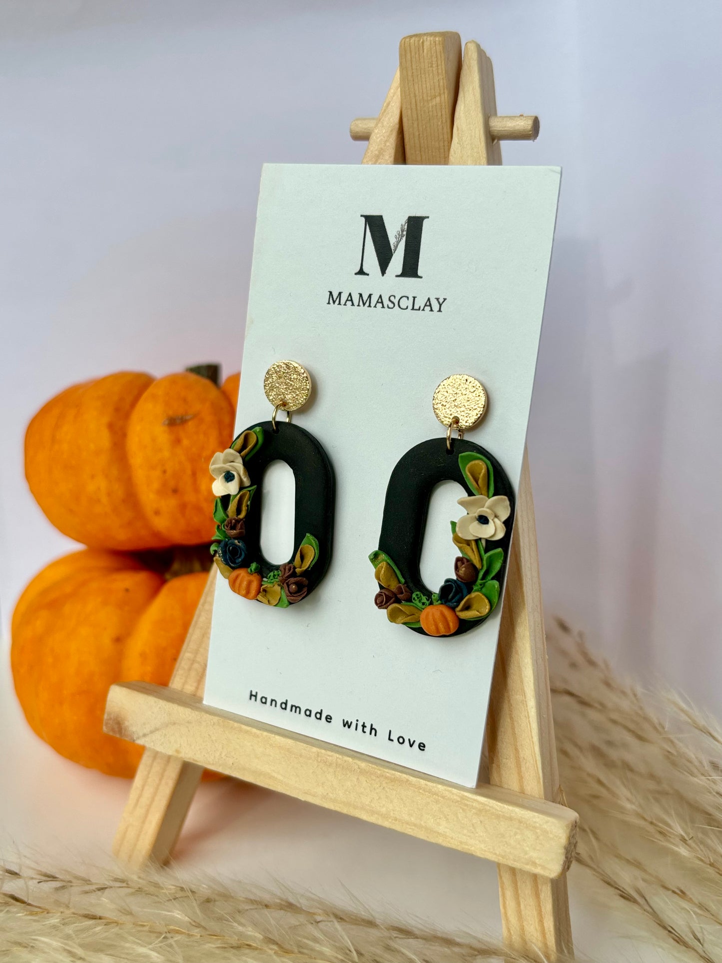 Halloween Floral Dangles