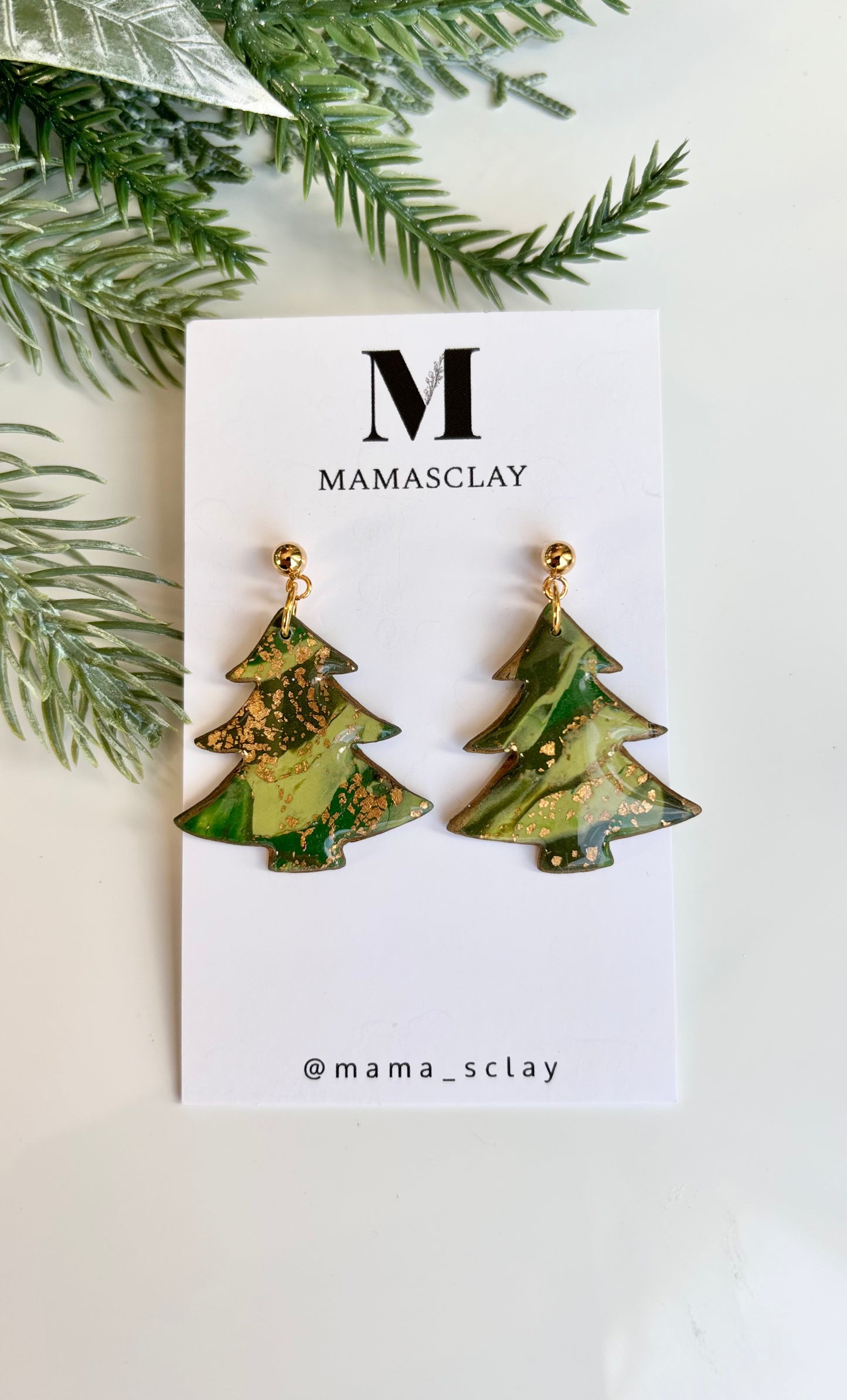 Shiny Christmas Tree Dangles