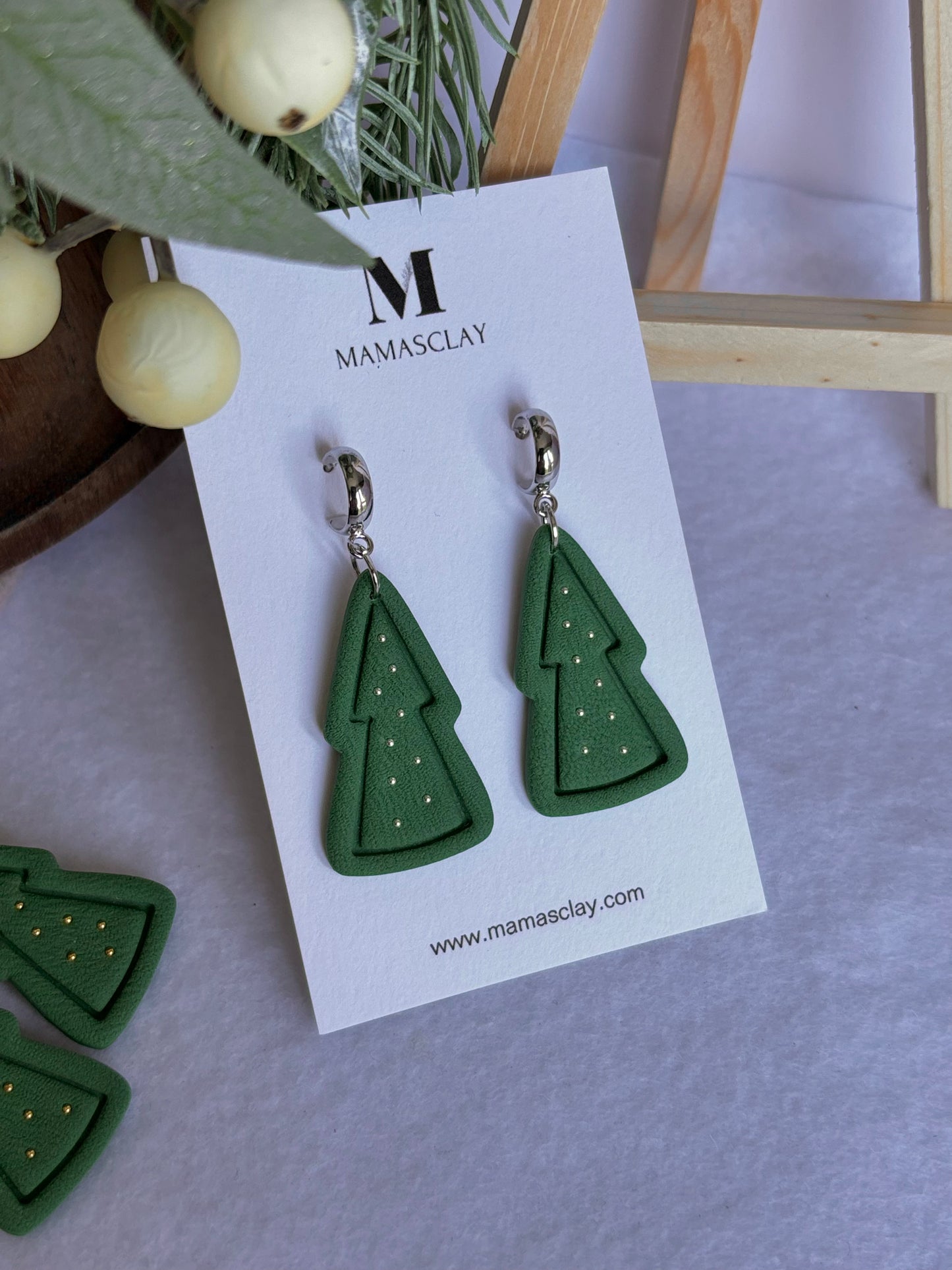 Christmas Tree Earrings