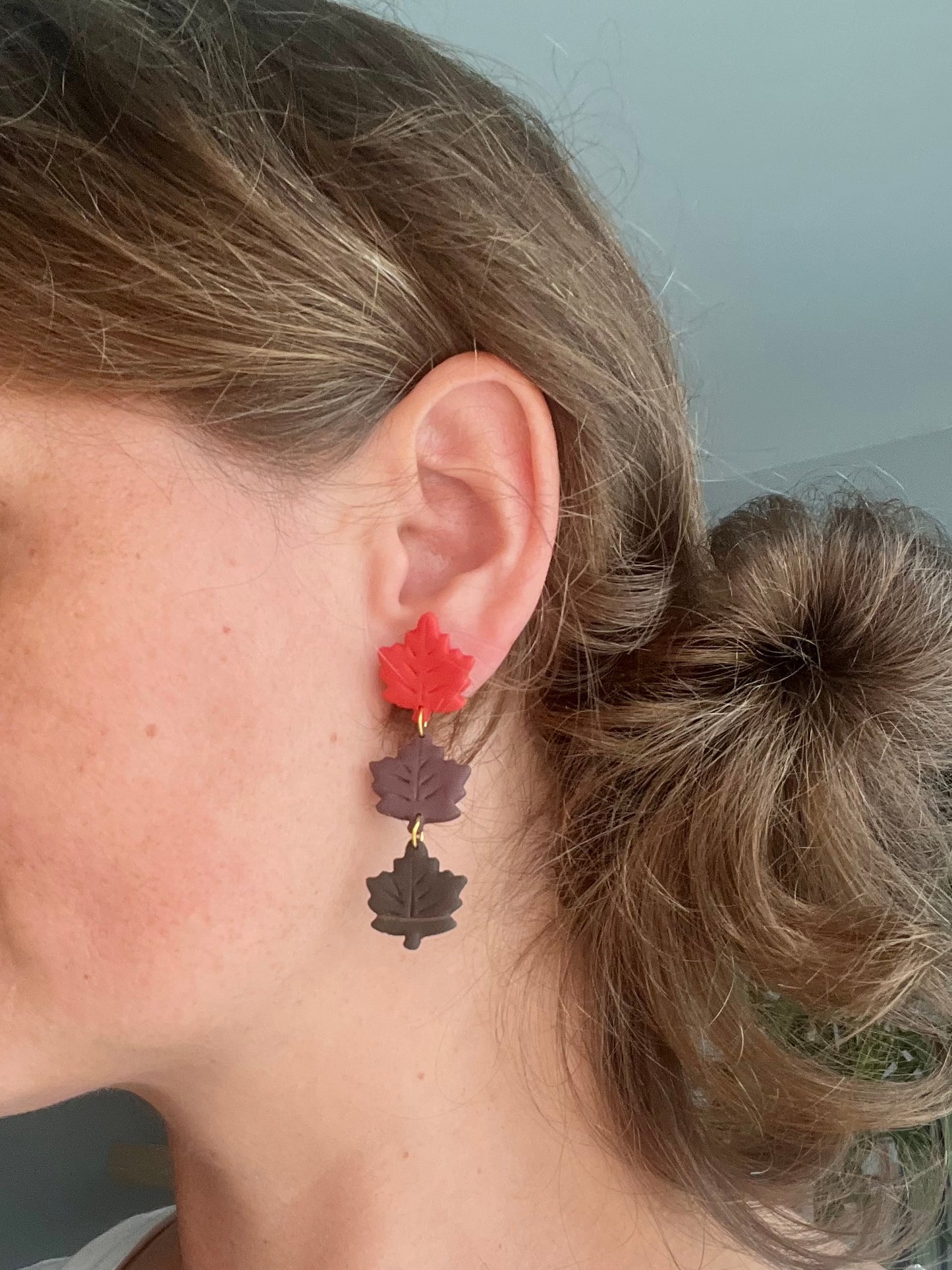 Triple Maple Leaf Dangles