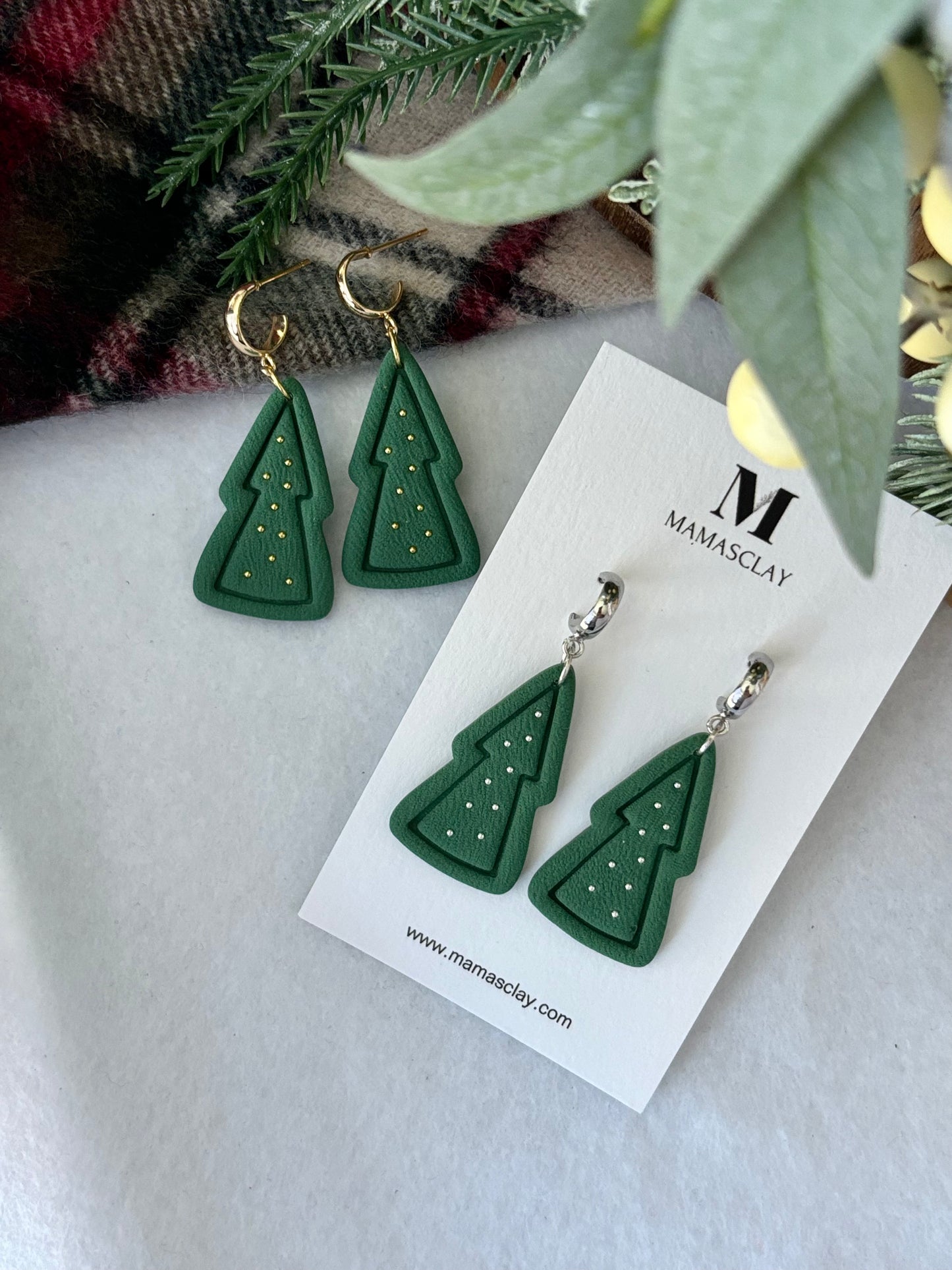 Christmas Tree Earrings