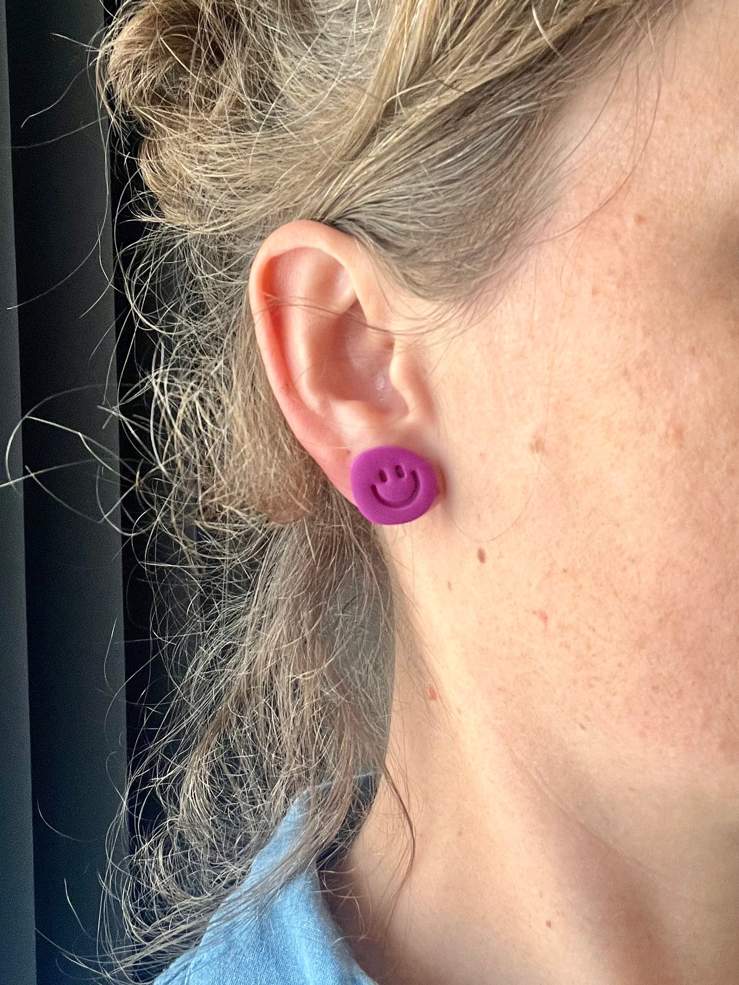 Smiley Face Studs
