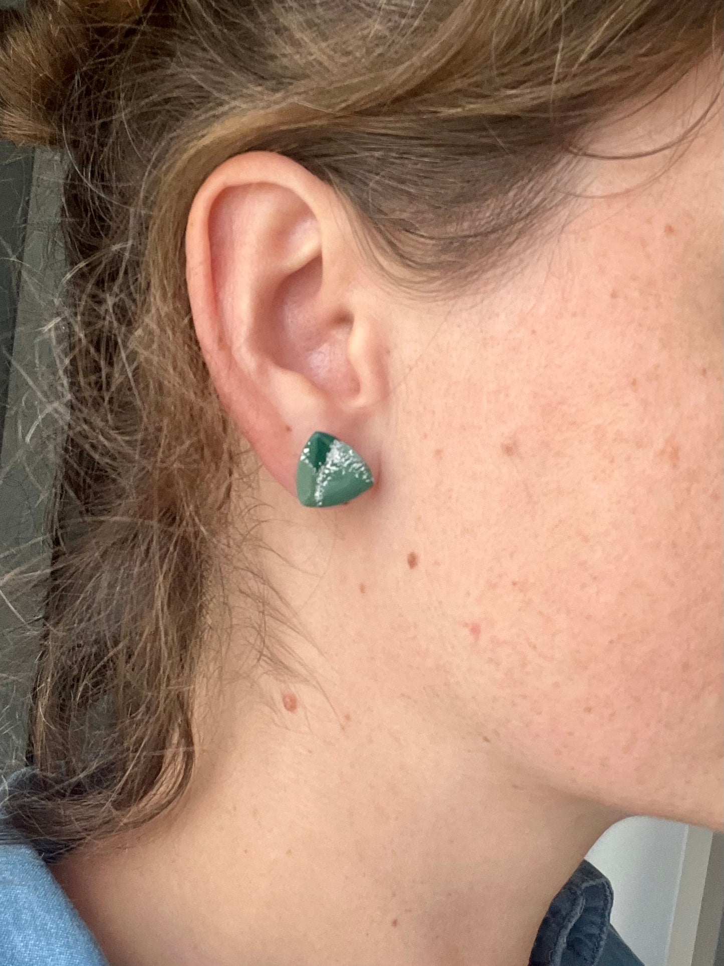 Green Shades Studs