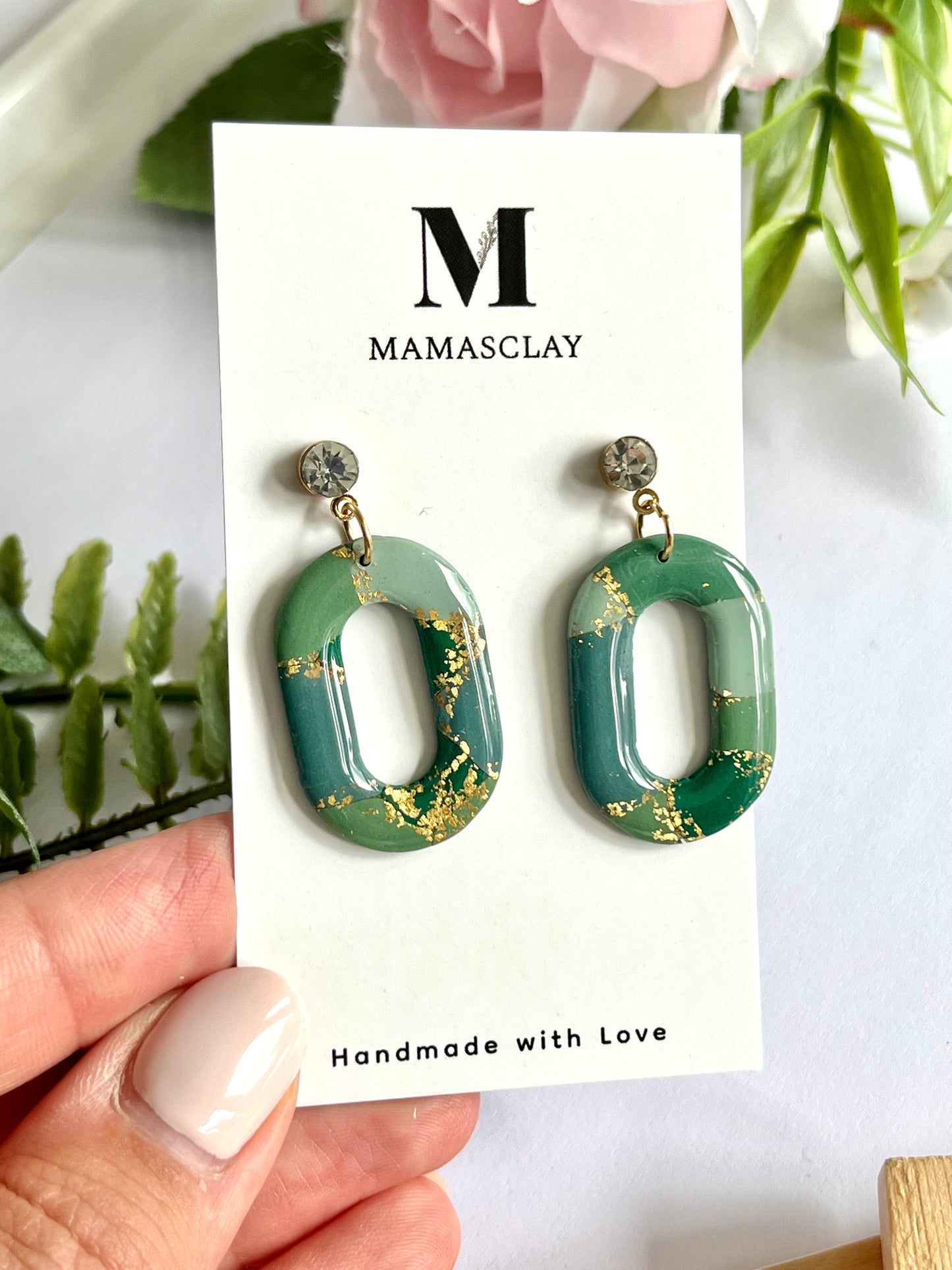 Green Shades Earrings