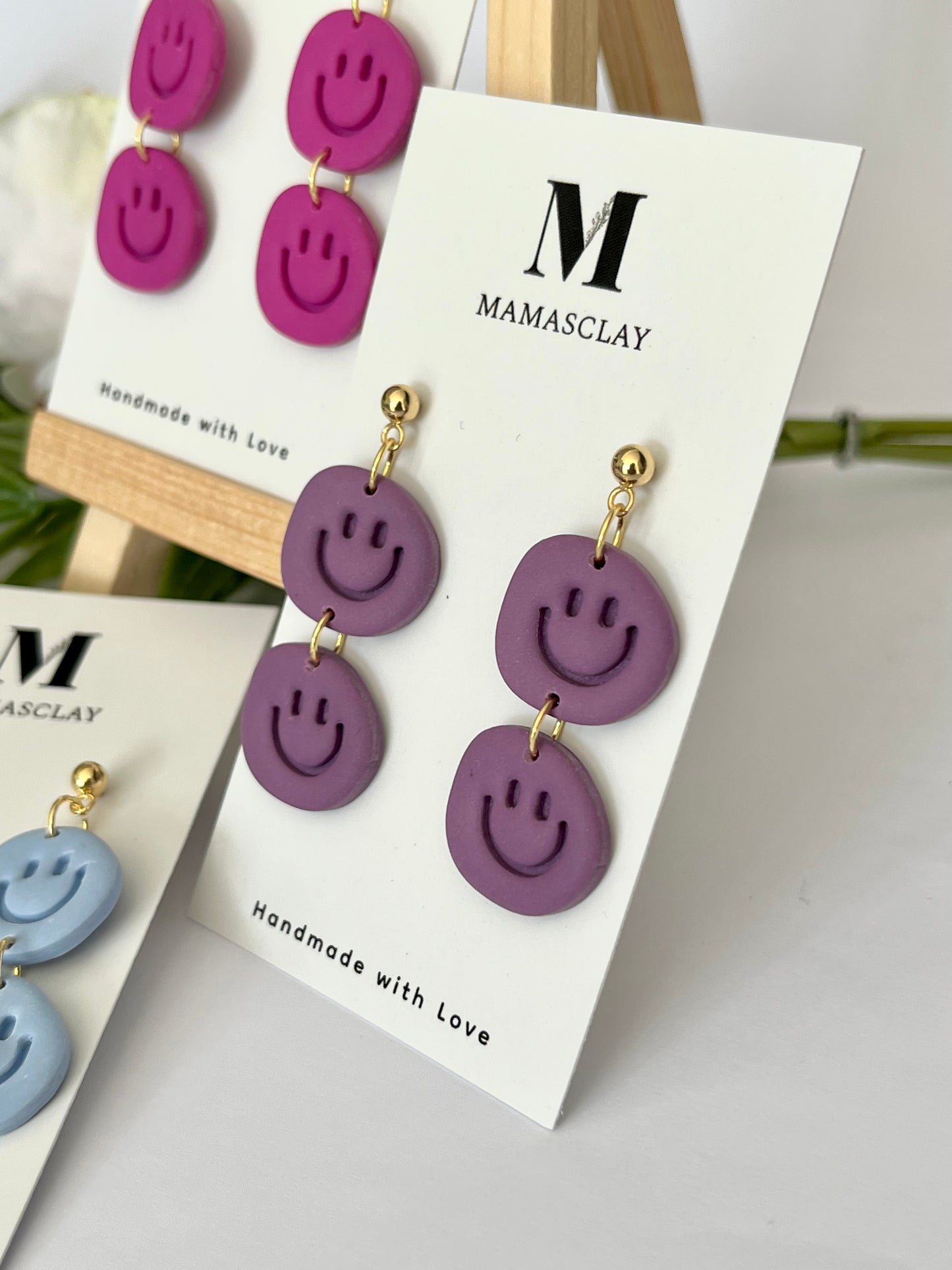 Smiley Face Dangles