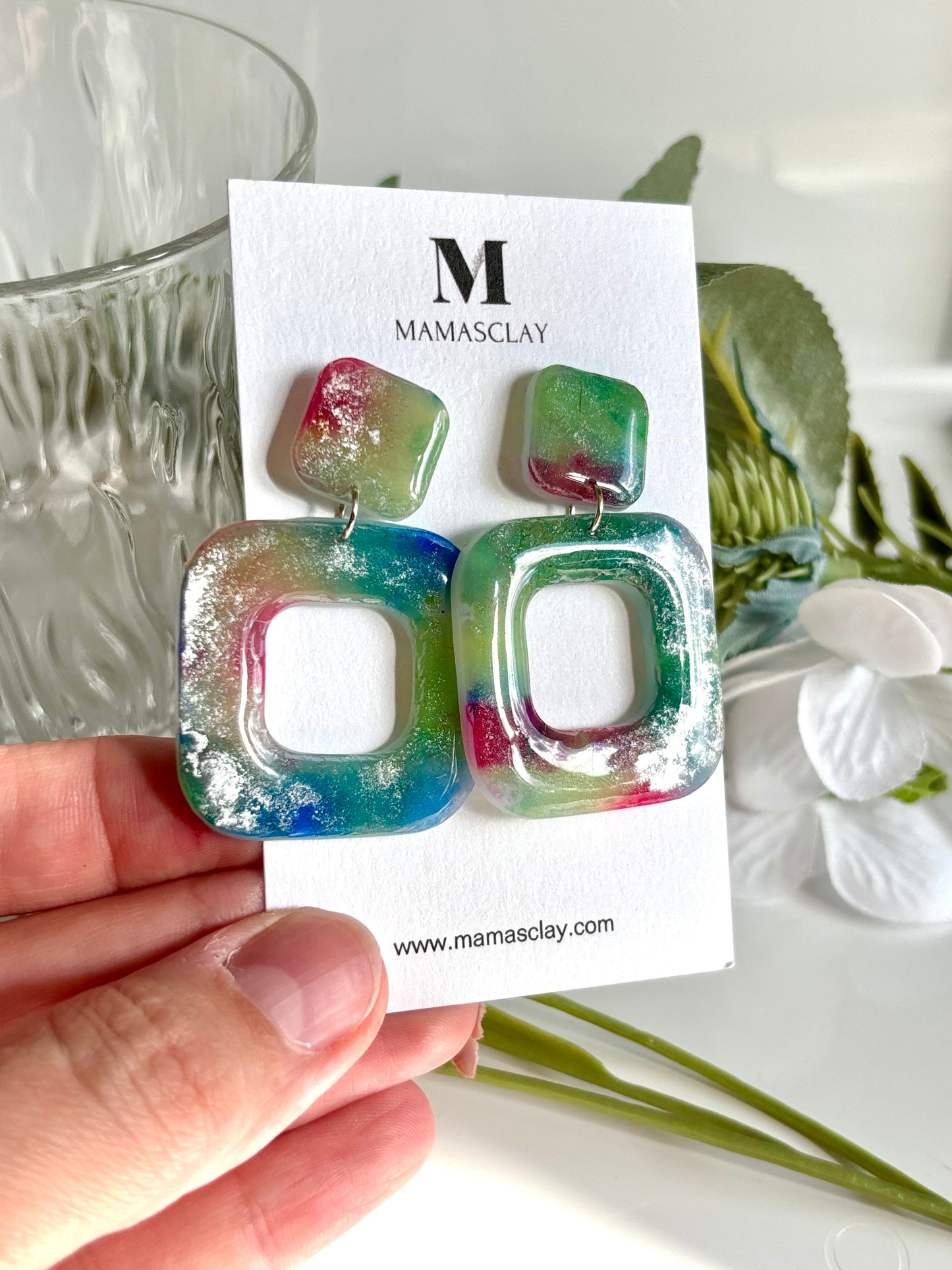 Sweet Square Earrings