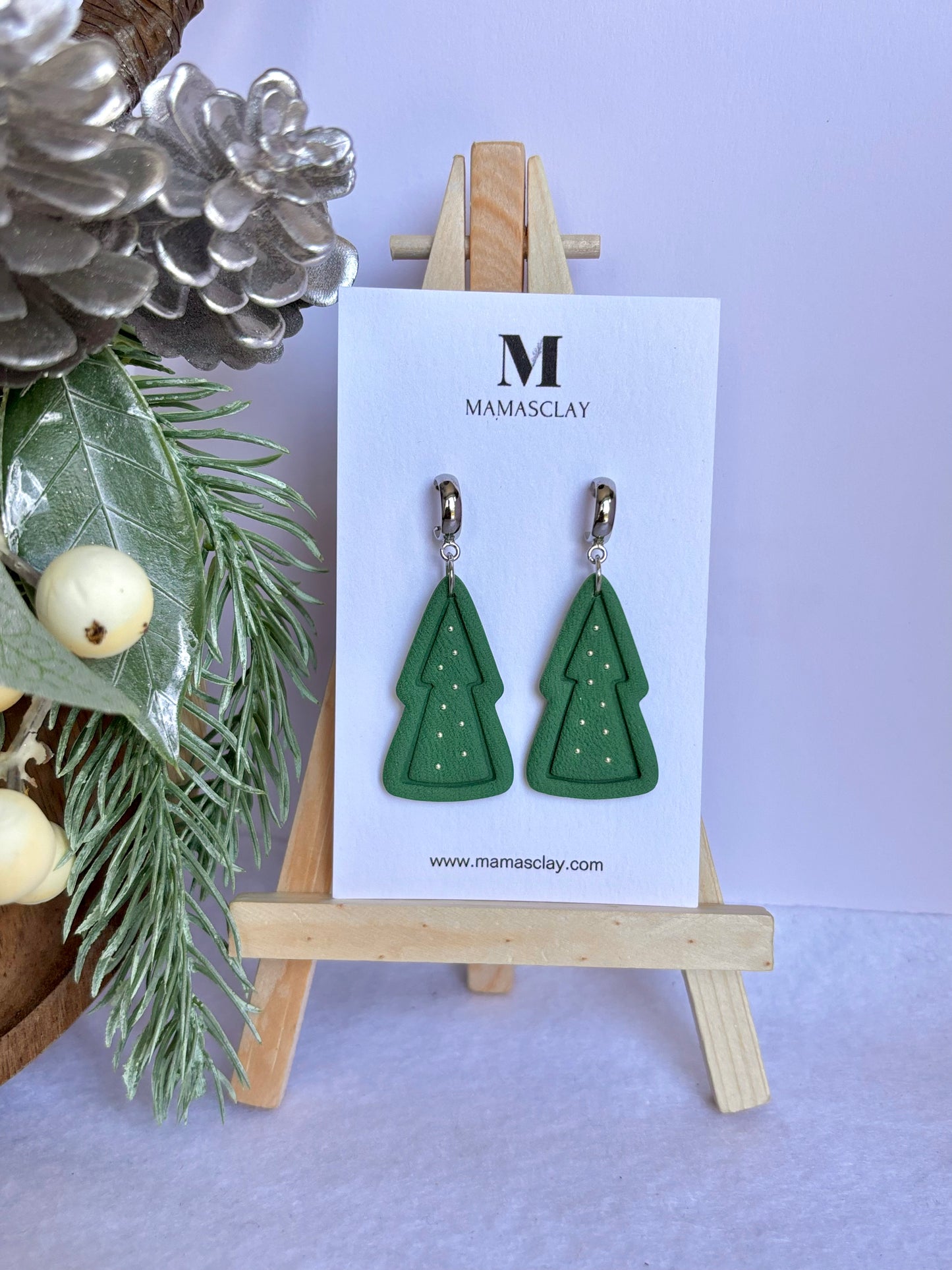 Christmas Tree Earrings