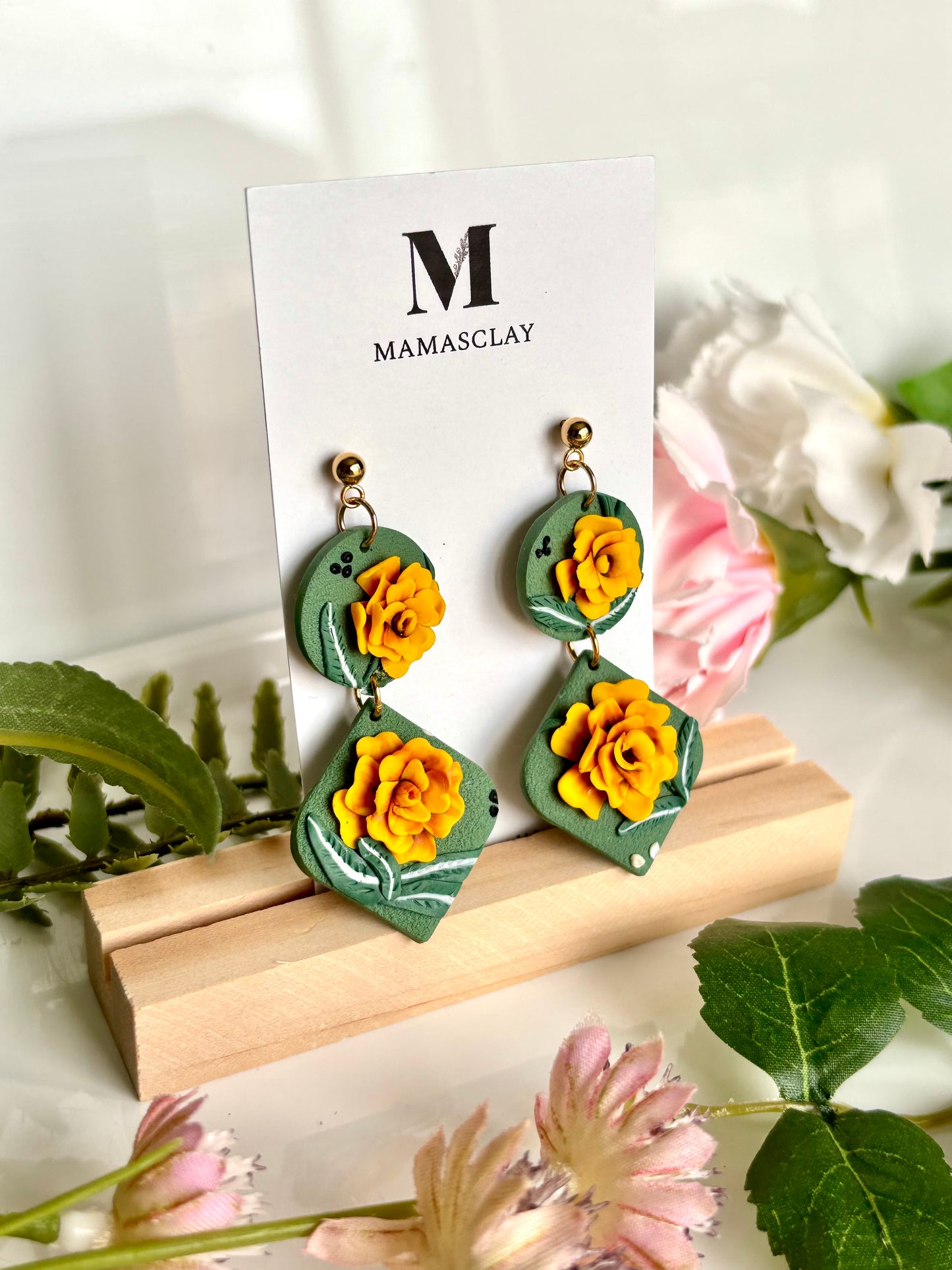 Marigold Double Dangles