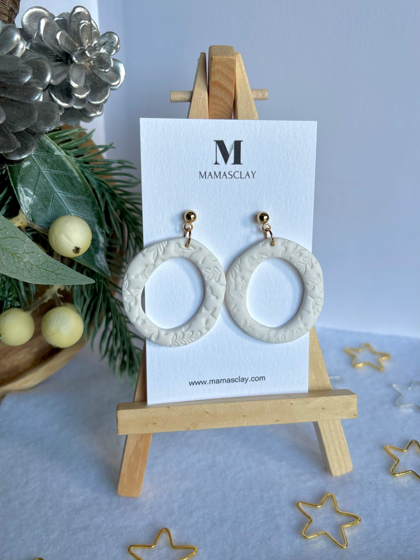 Asymmetric Circle Earrings