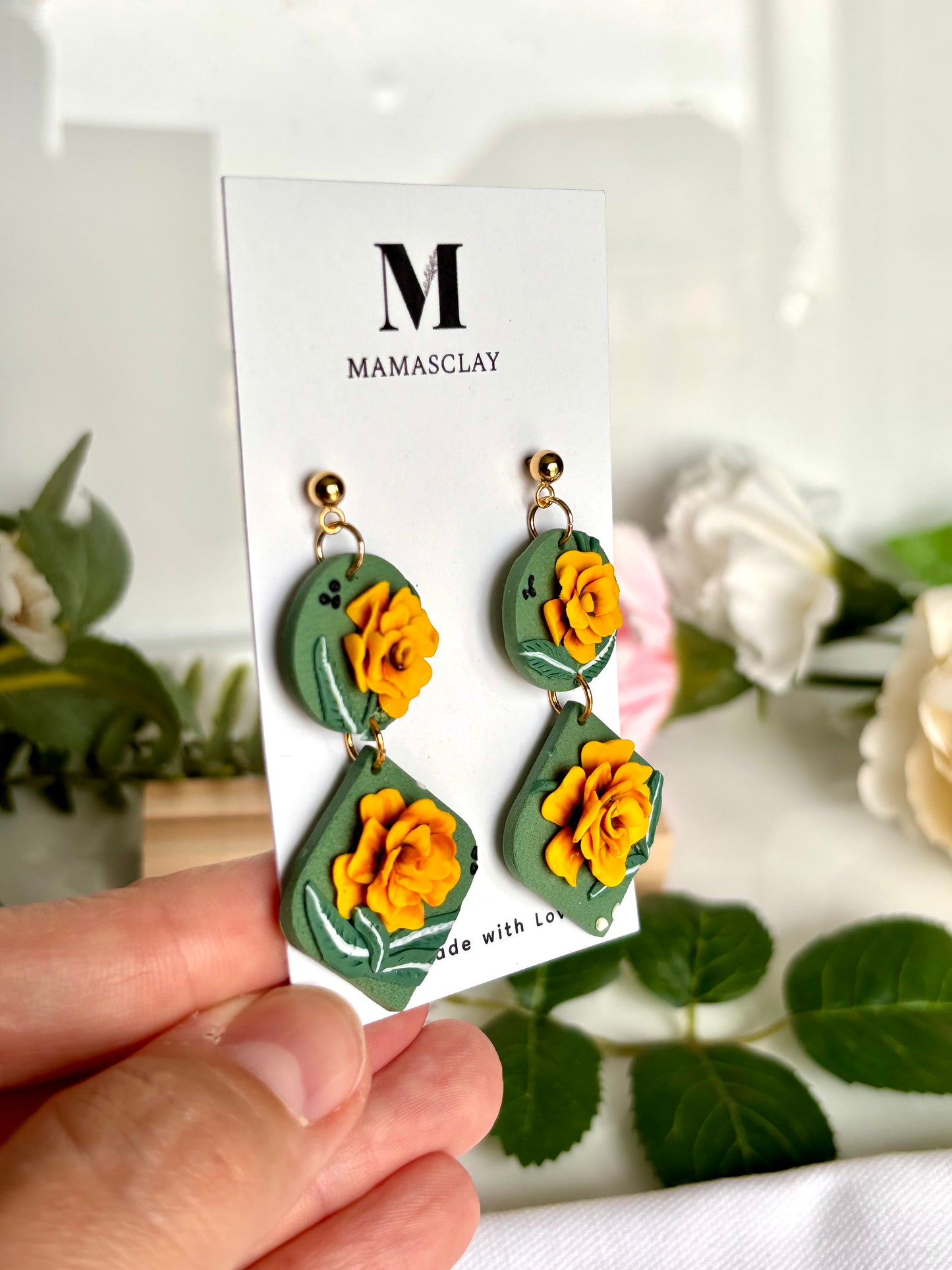 Marigold Double Dangles