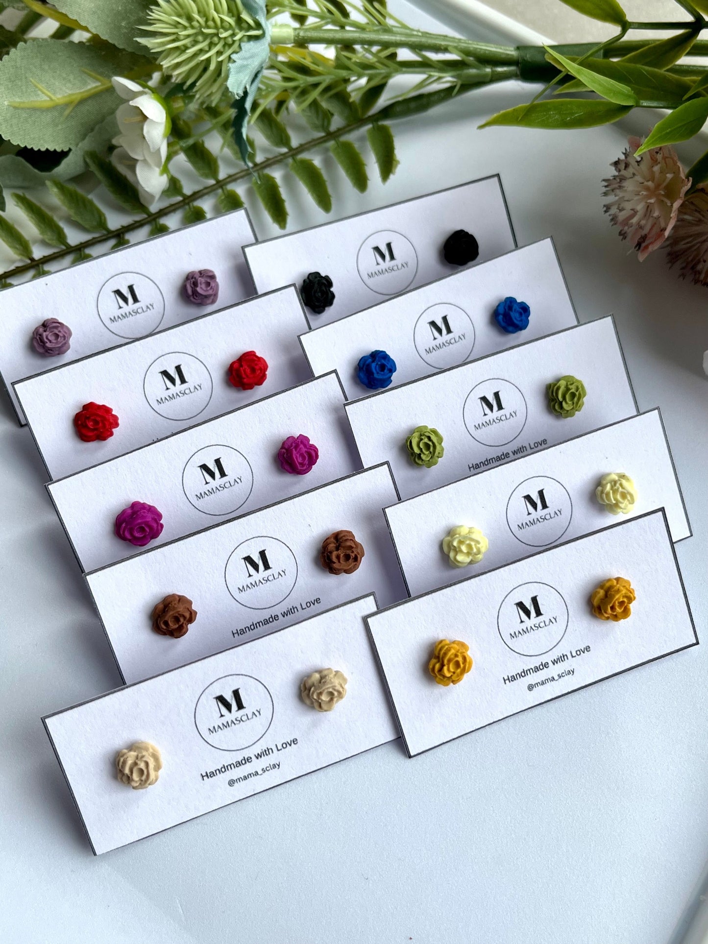 Mini Roses Studs