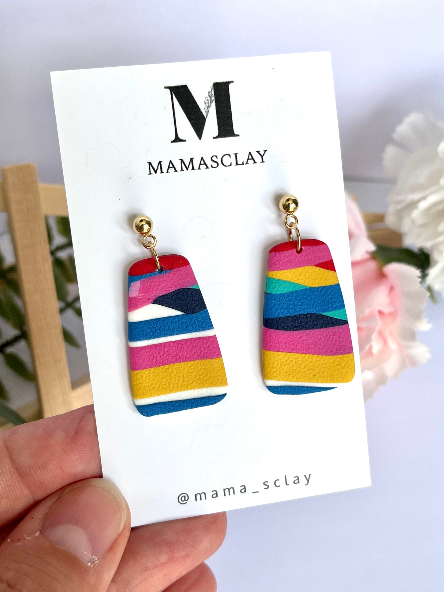 Summer Stripy Earrings