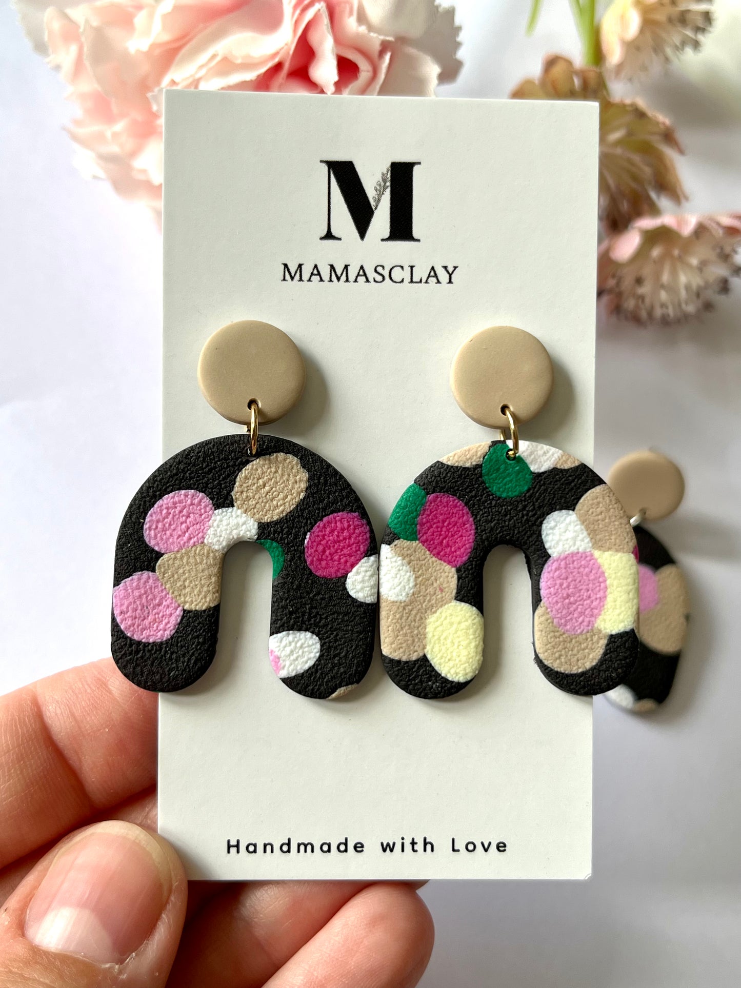 Spotty Arch Earrings