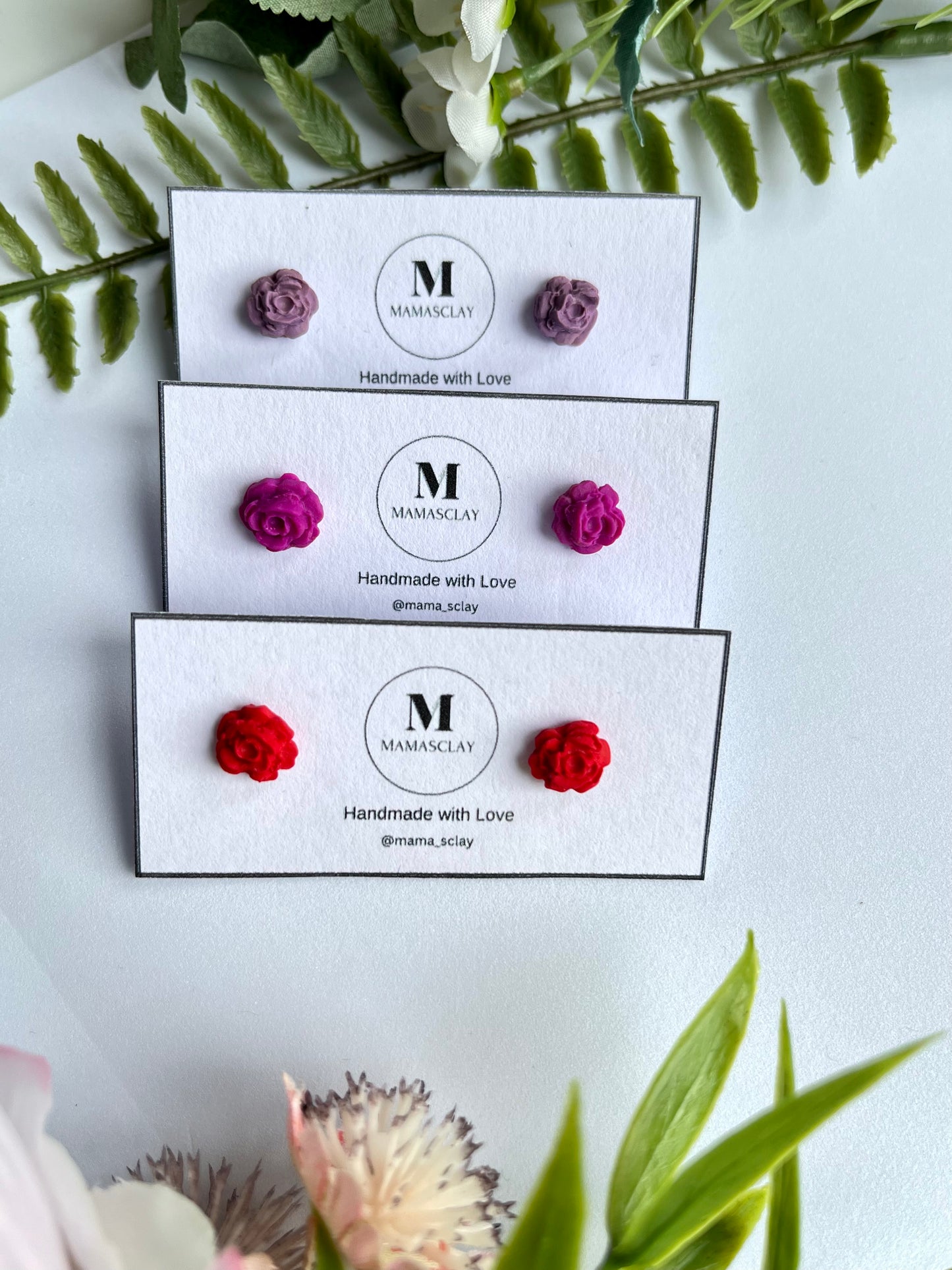 Mini Roses Studs