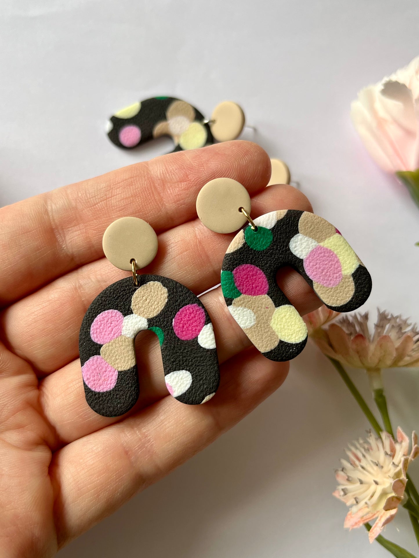 Spotty Arch Earrings