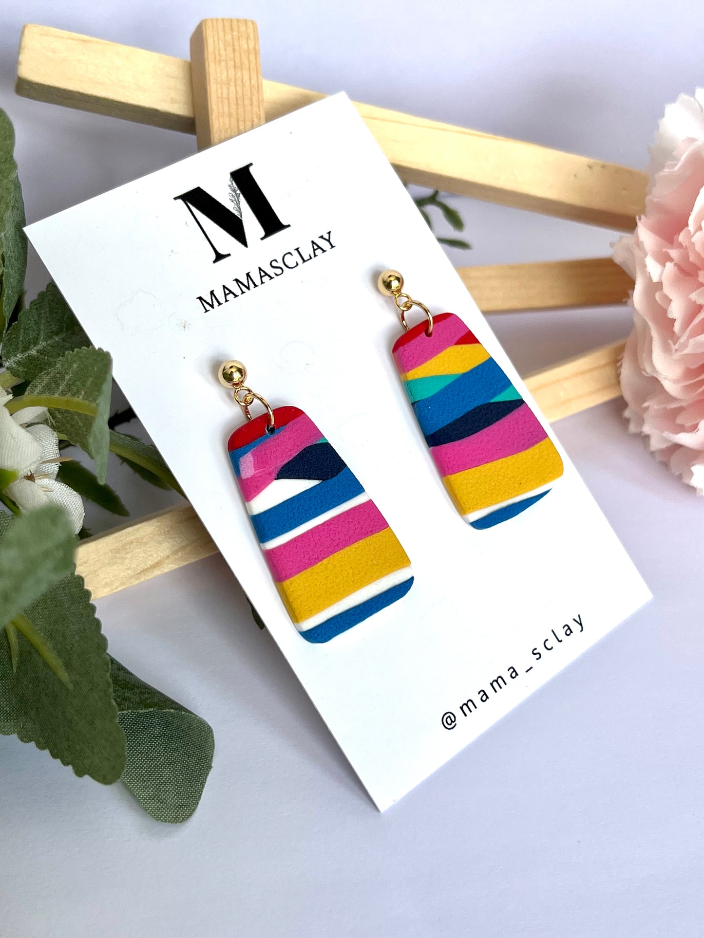 Summer Stripy Earrings