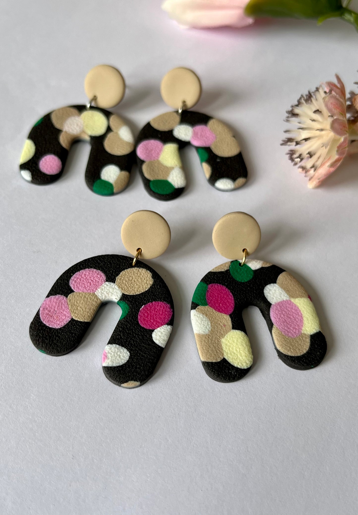 Spotty Arch Earrings