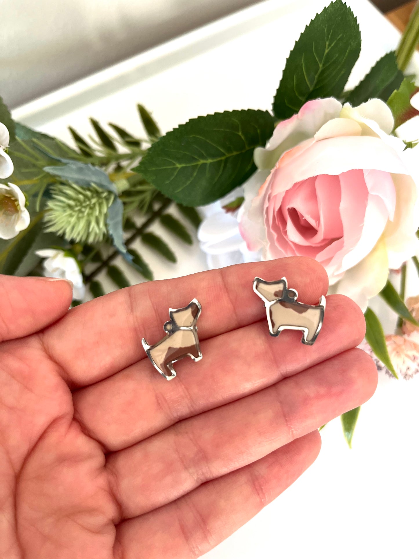 Dog Shaped Studs