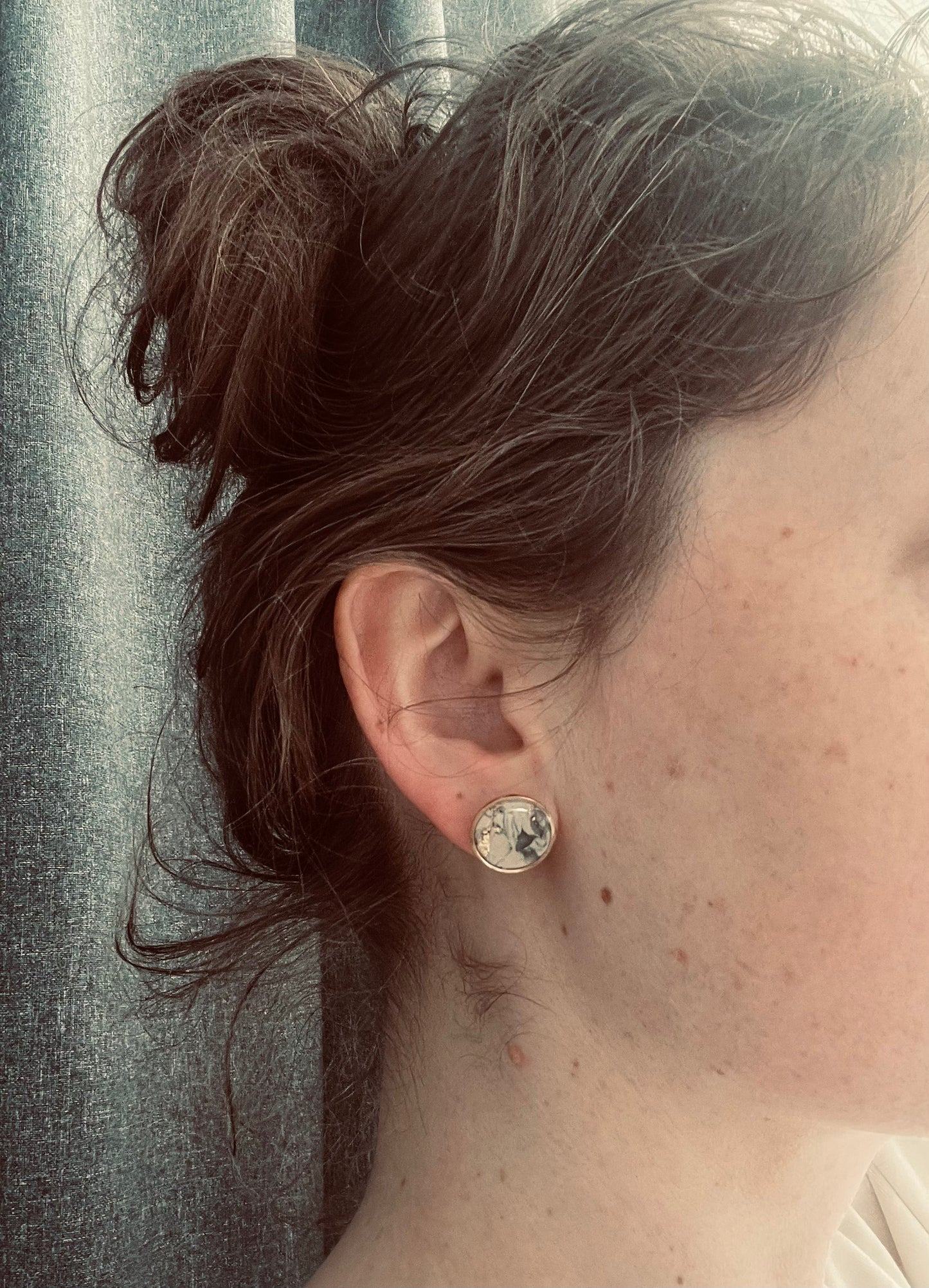 Marble Effect Studs