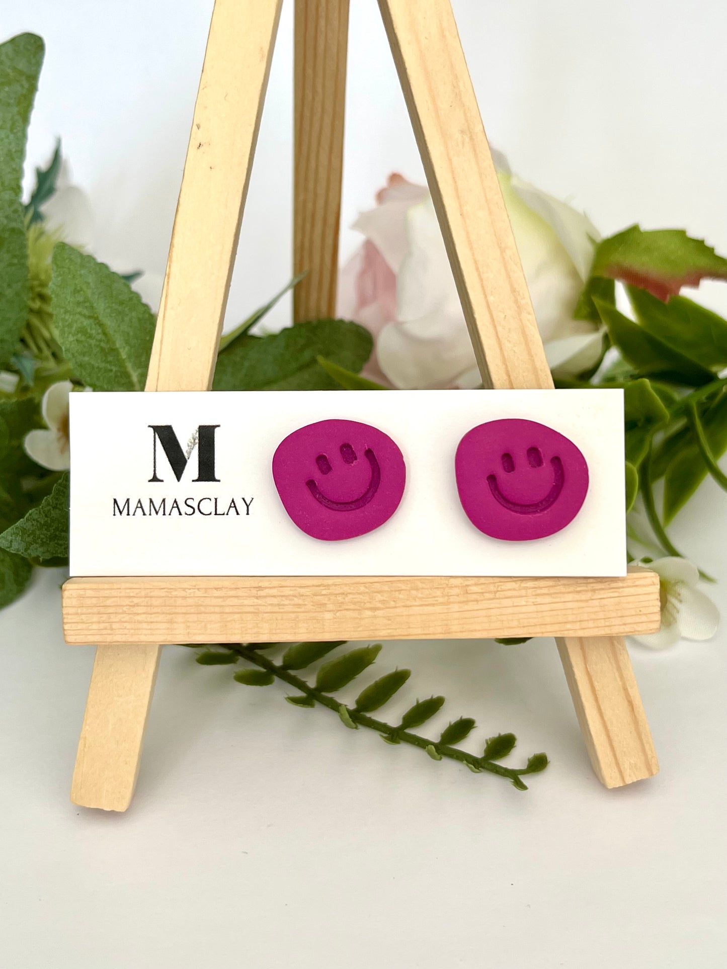 Smiley Face Studs