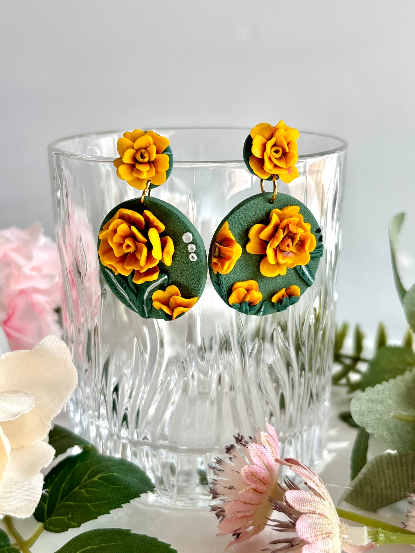 Marigold Drop Earrings