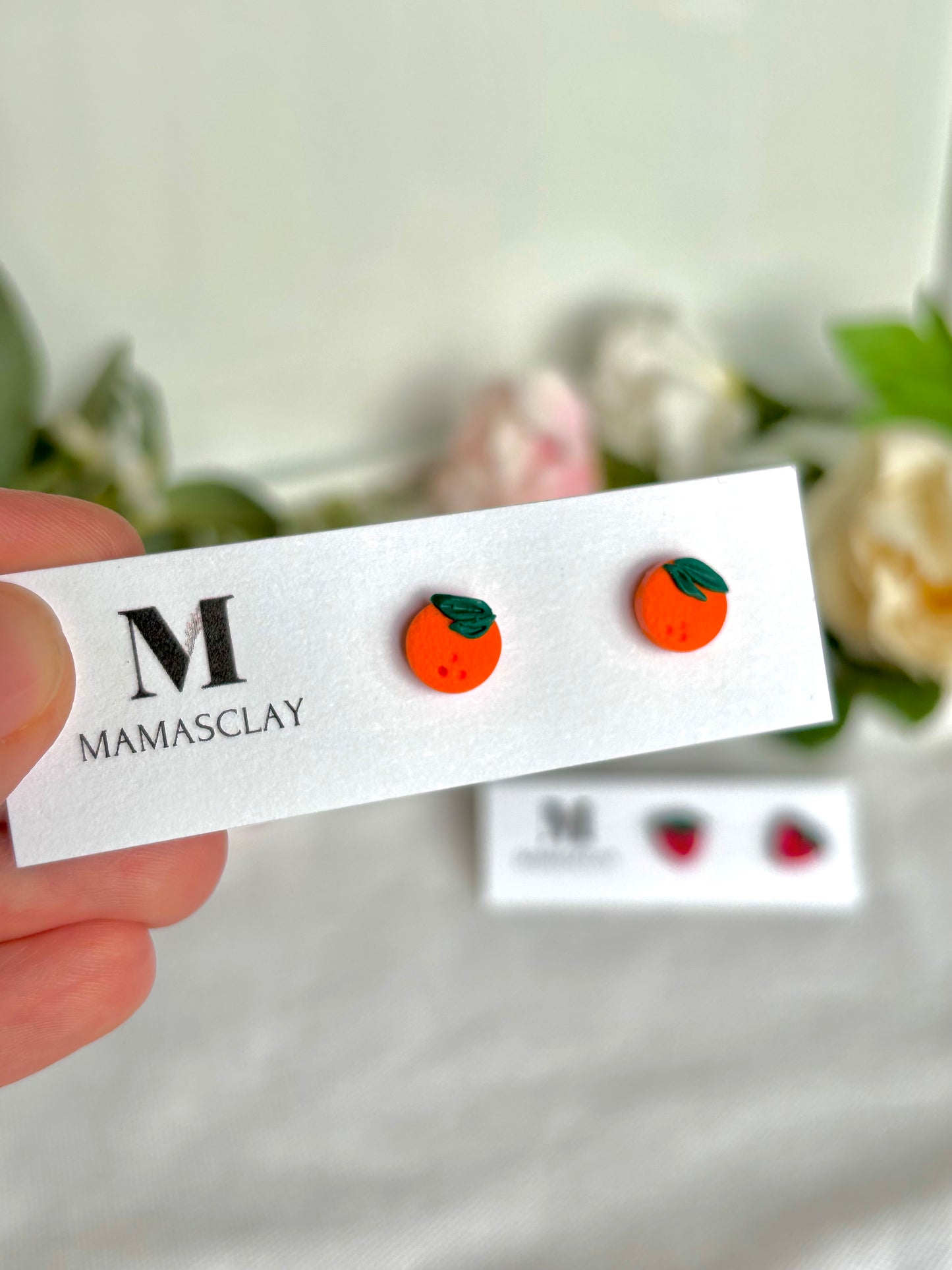 Strawberry and Orange Studs