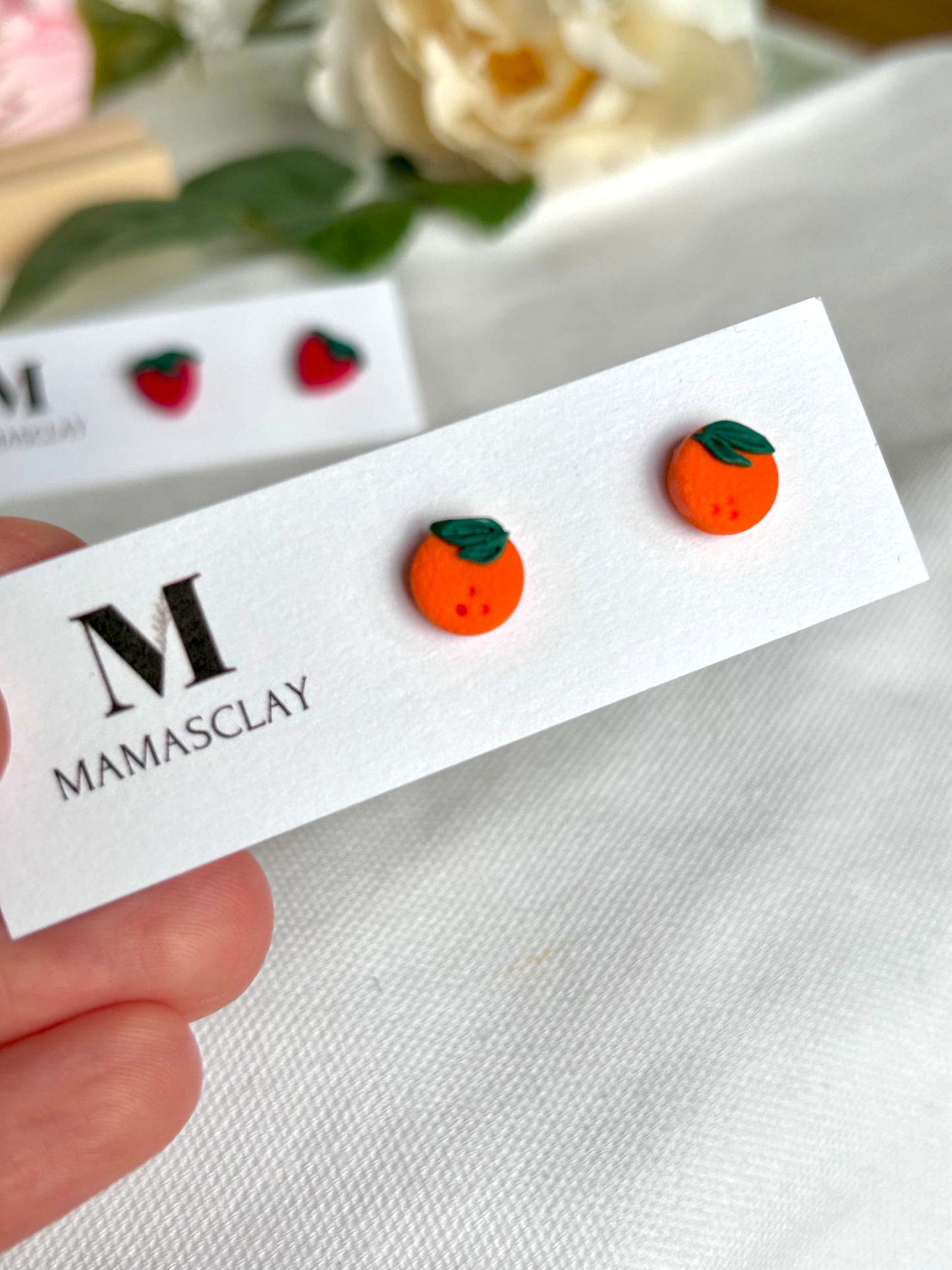 Strawberry and Orange Studs