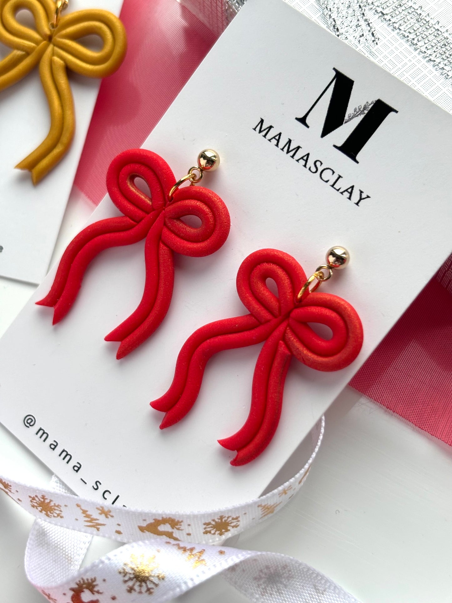 Festive Bow Dangles