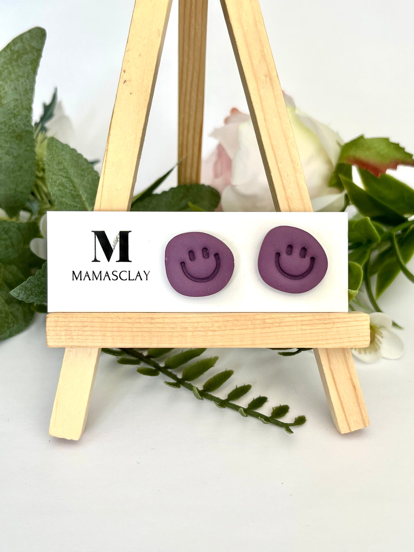 Smiley Face Studs