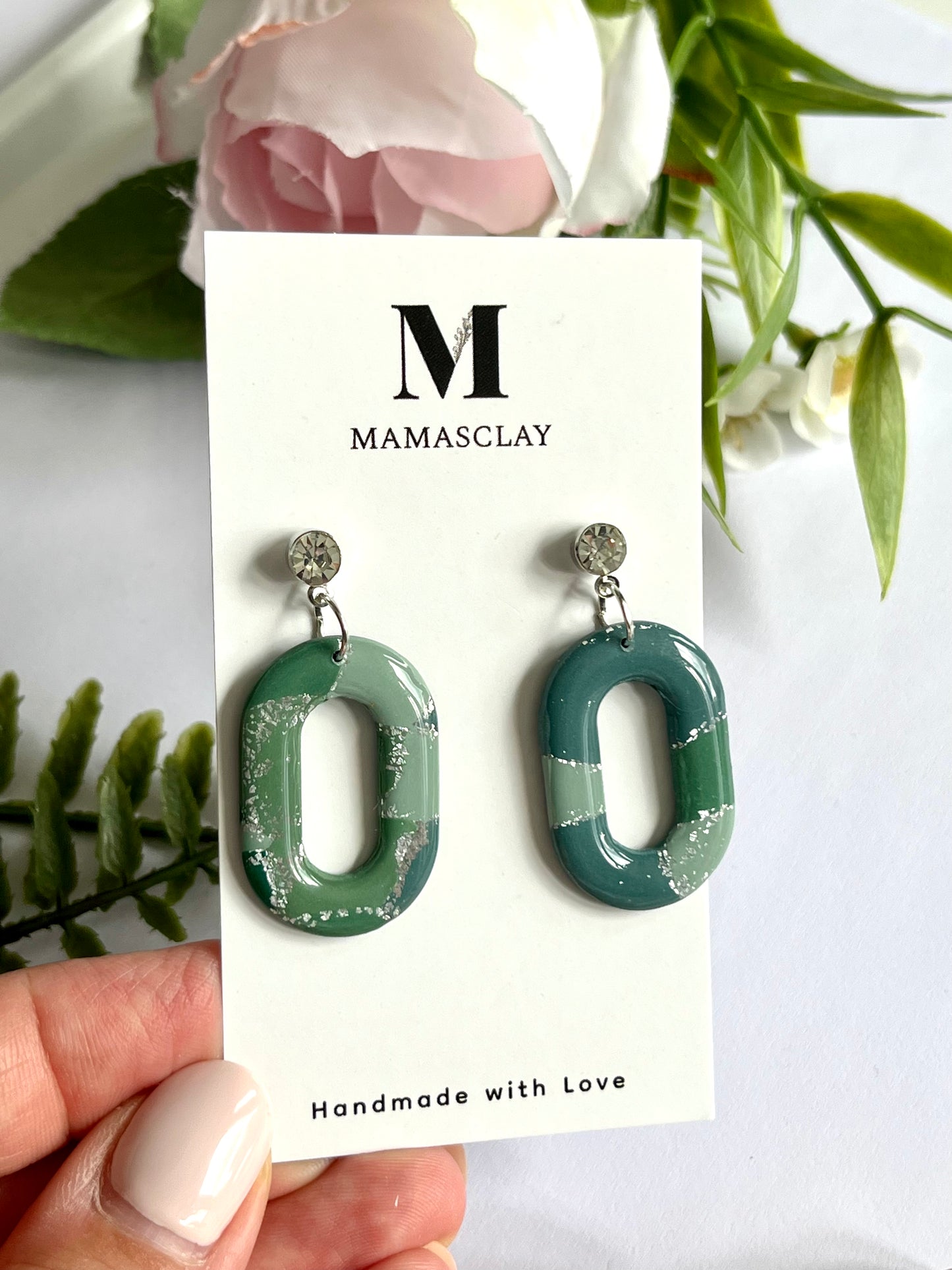 Green Shades Earrings