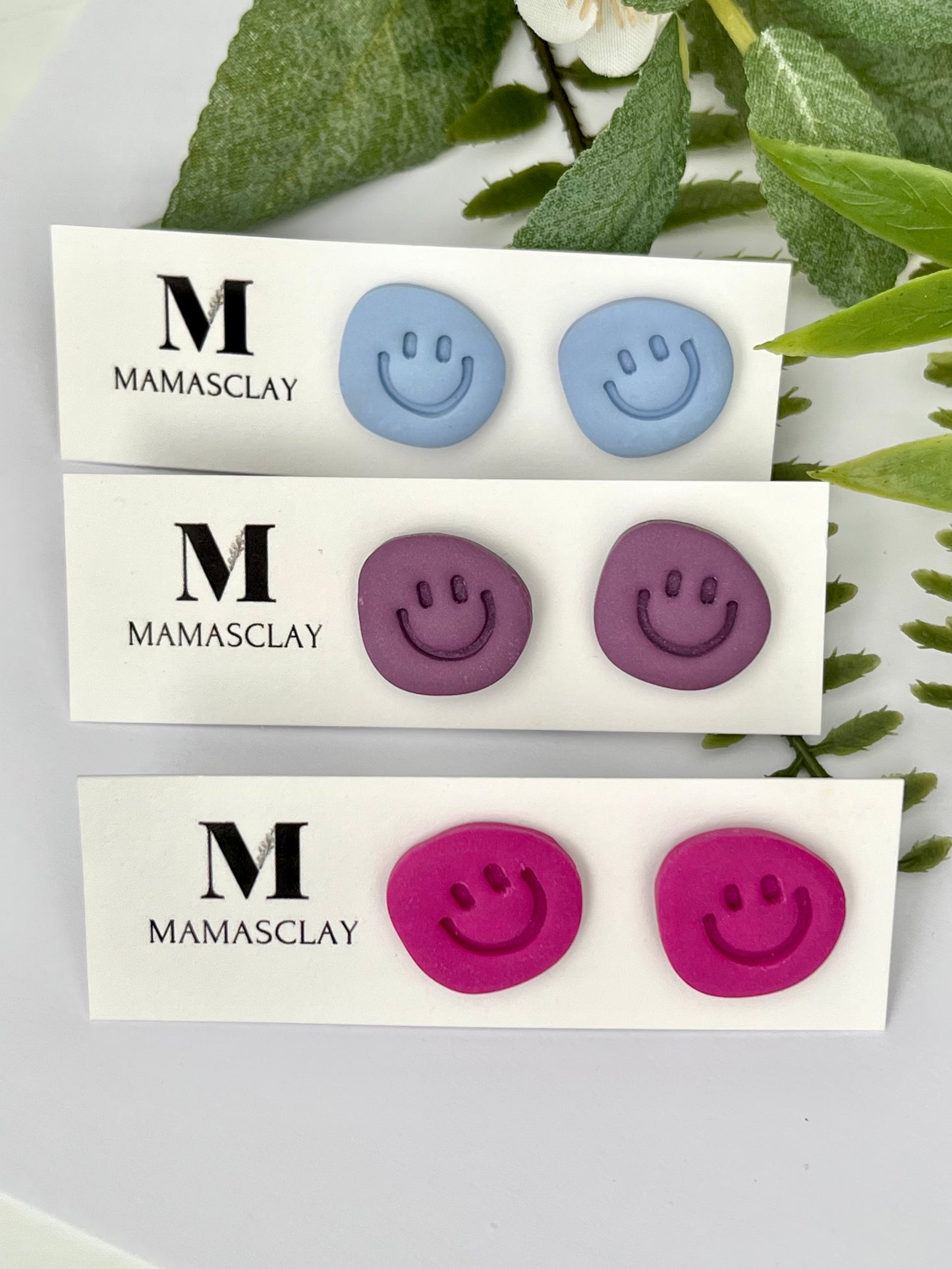 Smiley Face Studs