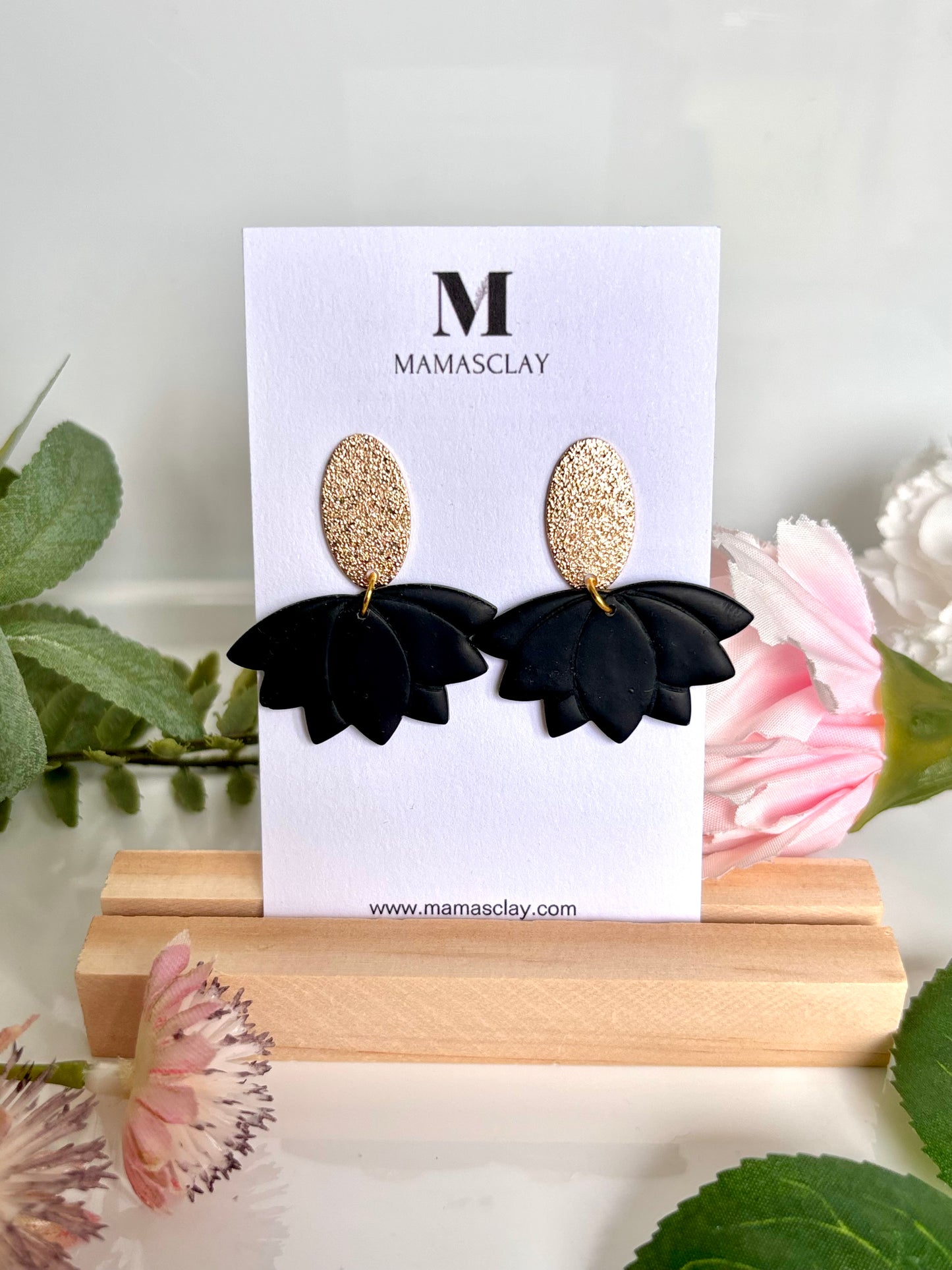 Lotus Flower Earrings