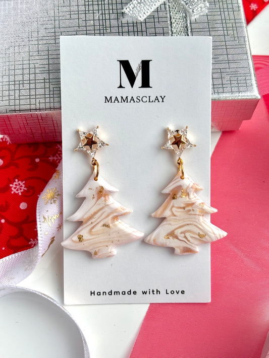 Golden Glow Tree Earrings