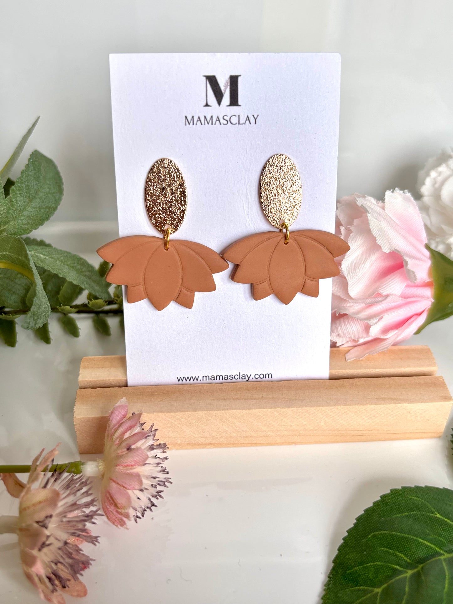 Lotus Flower Earrings