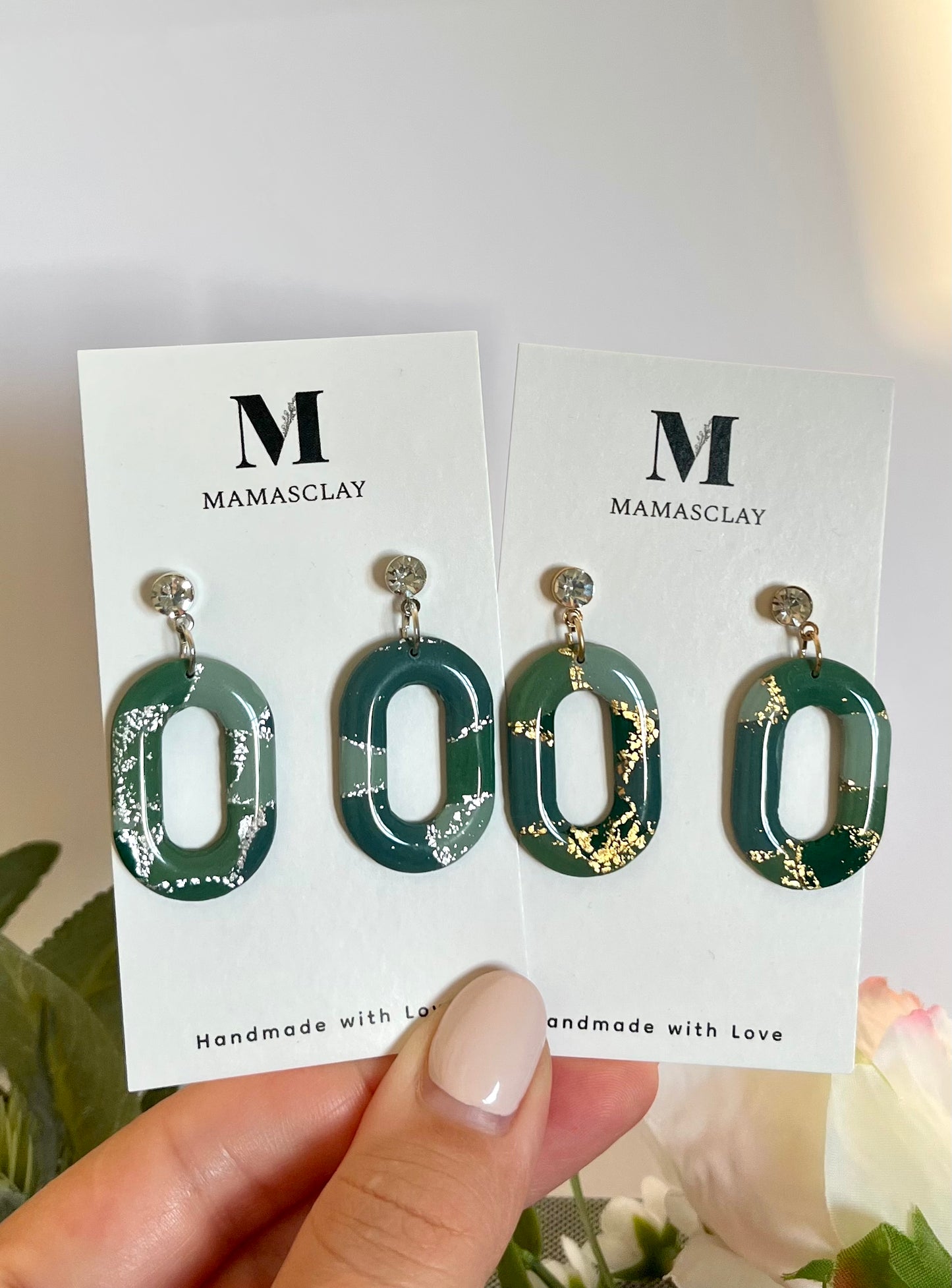 Green Shades Earrings