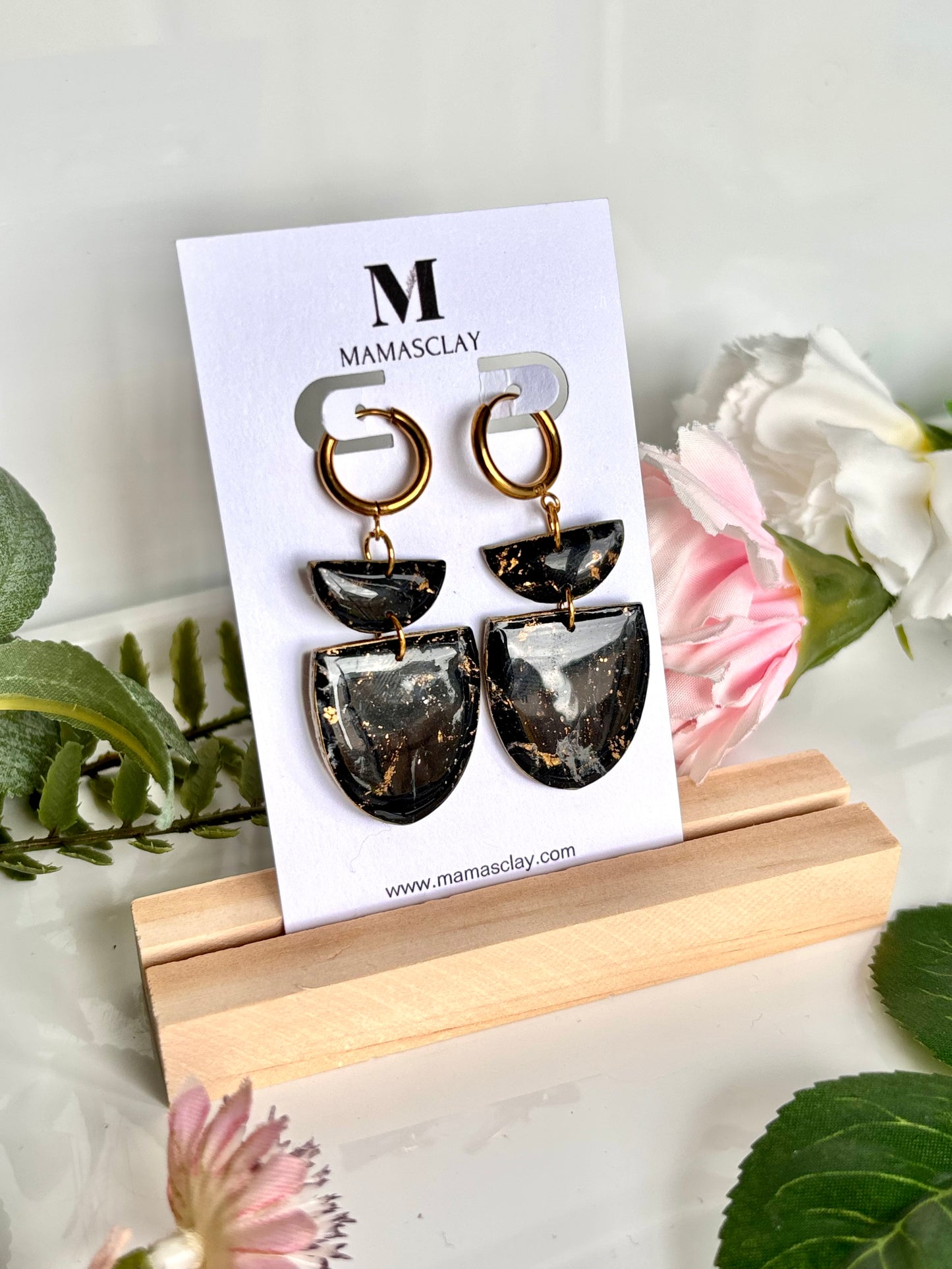 Midnight Gold Earrings