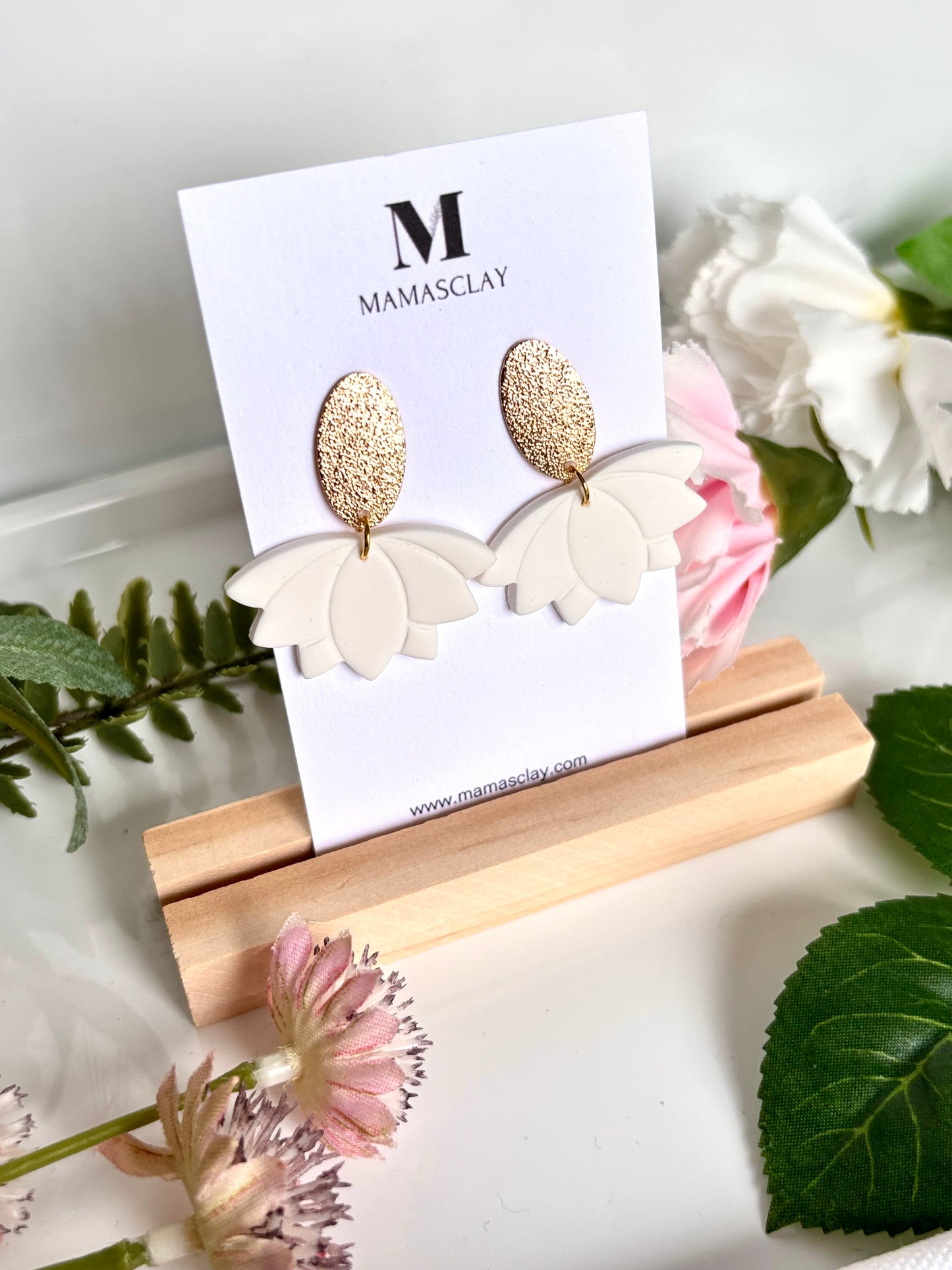 Lotus Flower Earrings