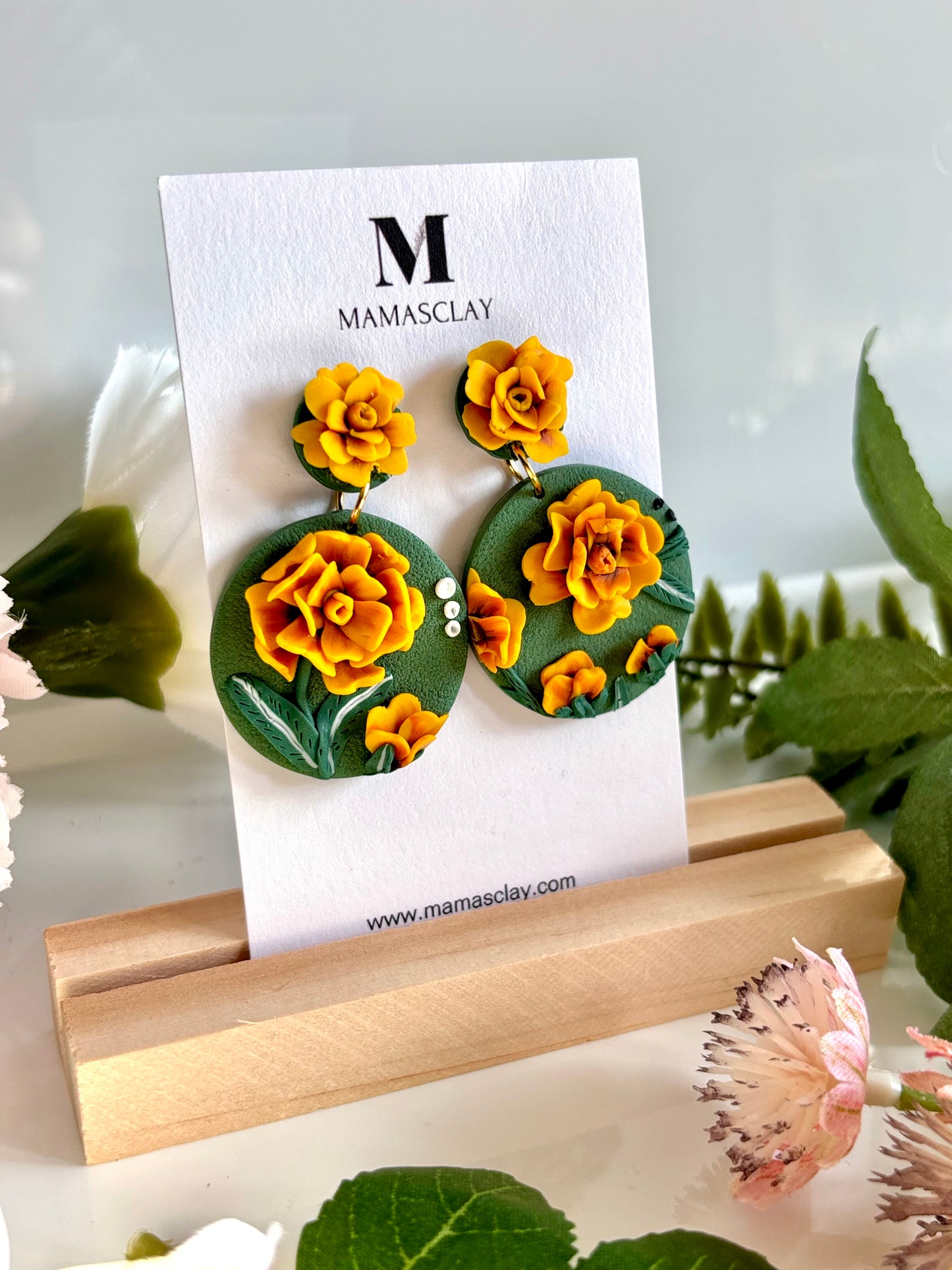 Marigold Drop Earrings