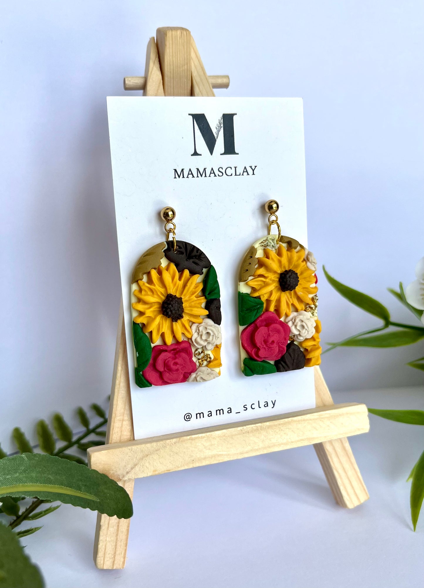 3D Summer Flower Earrings