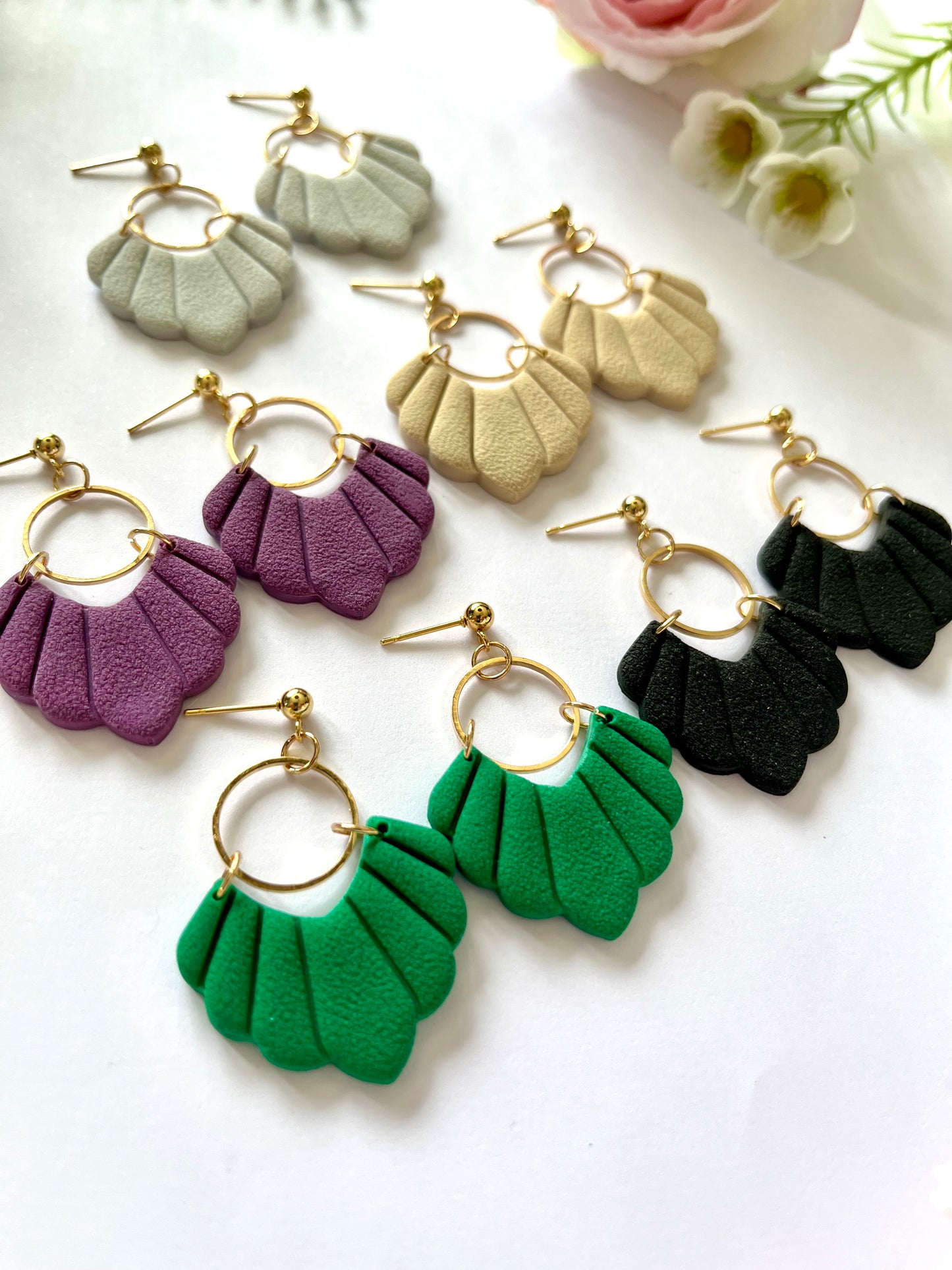 Fan Earrings