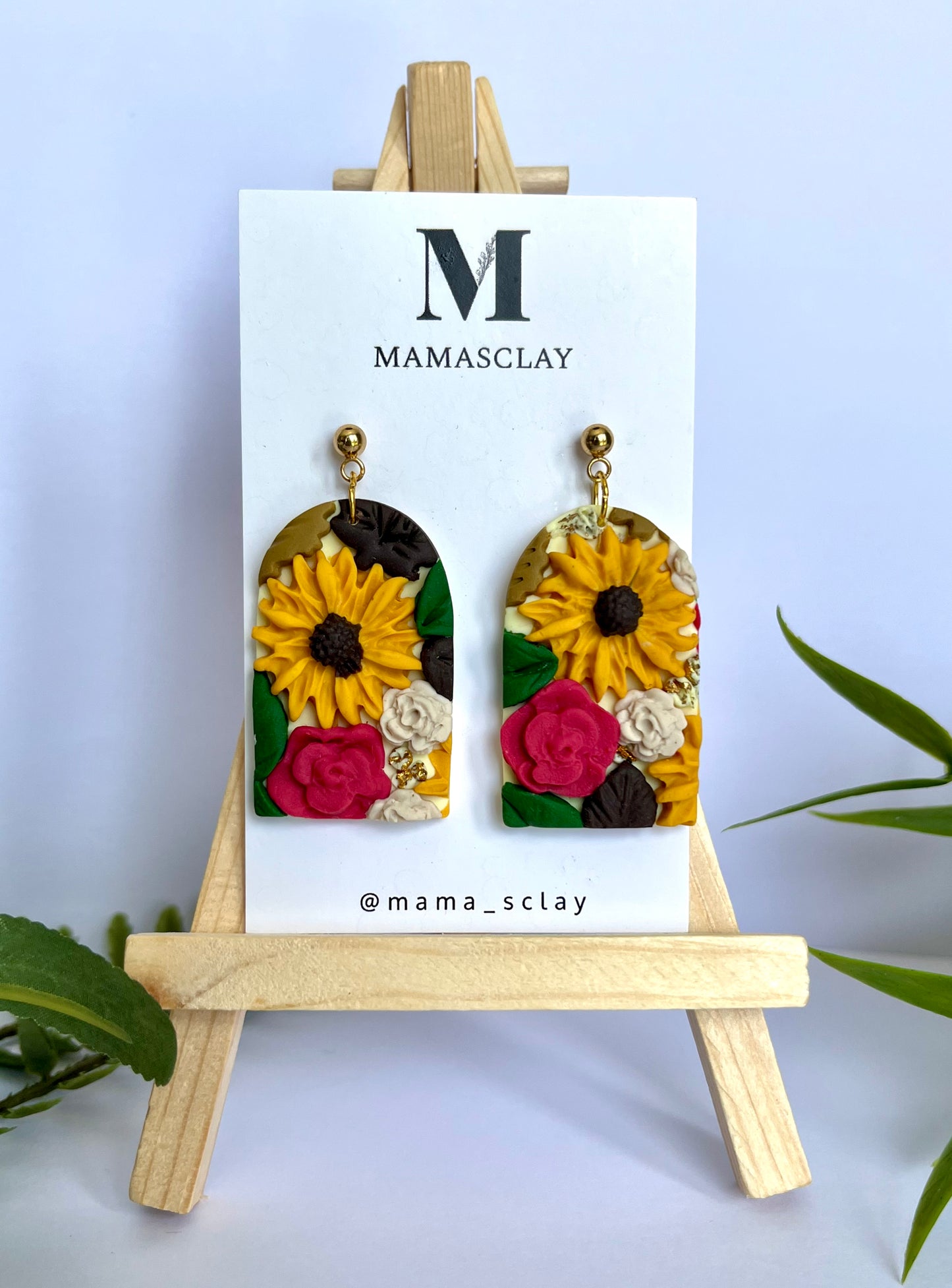 3D Summer Flower Earrings