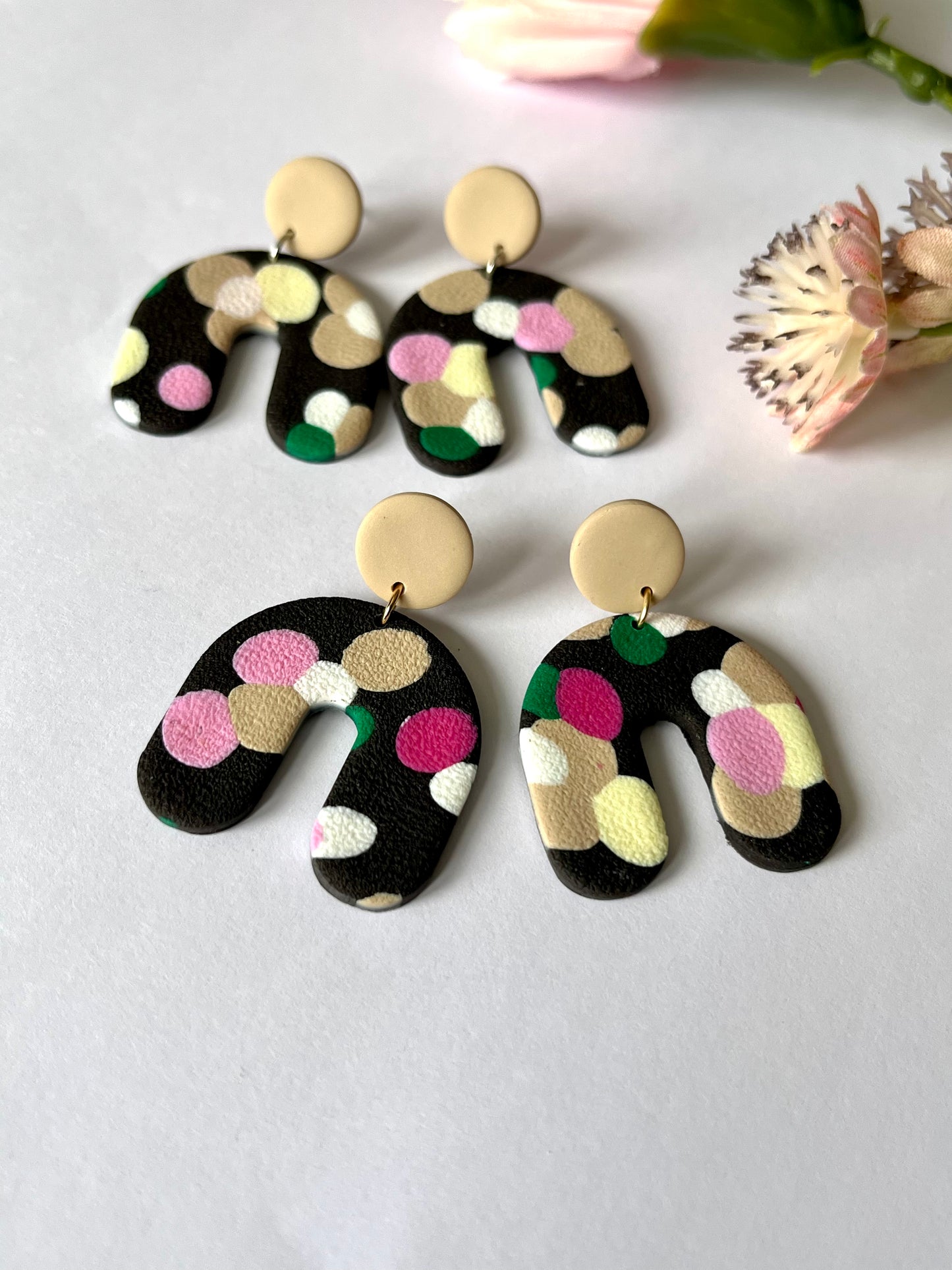 Spotty Arch Earrings